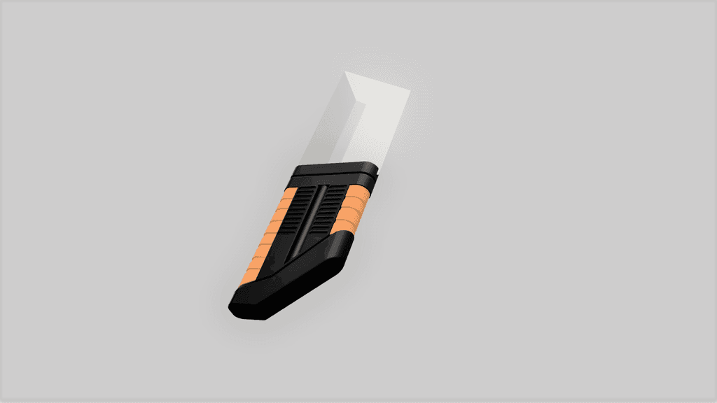 Mando Backup Knife 3d model