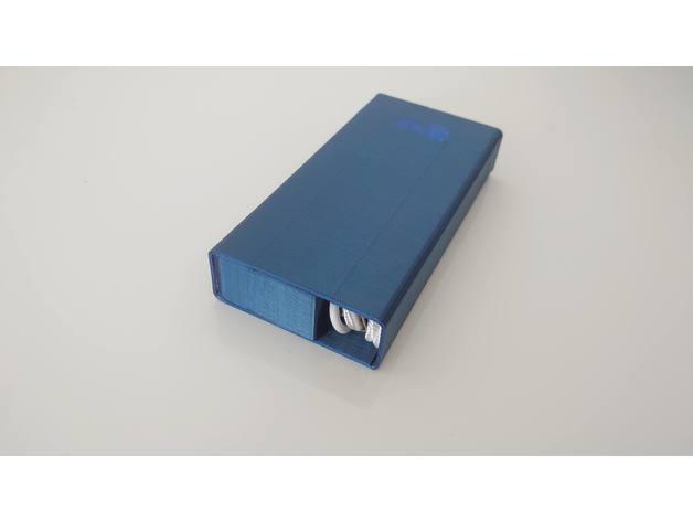 Power Bank with cable storage 3d model