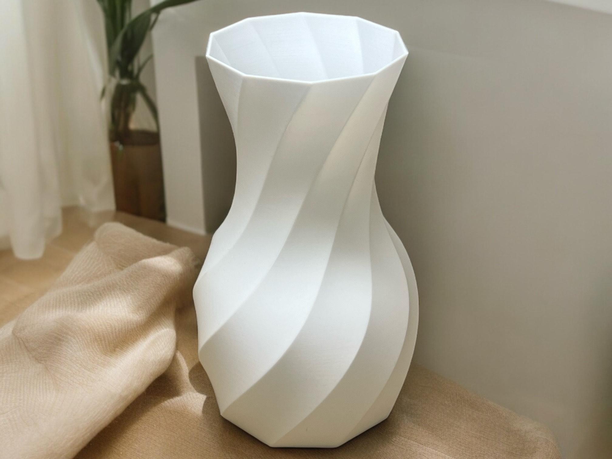 Contemporary Spiral Vase 3d model