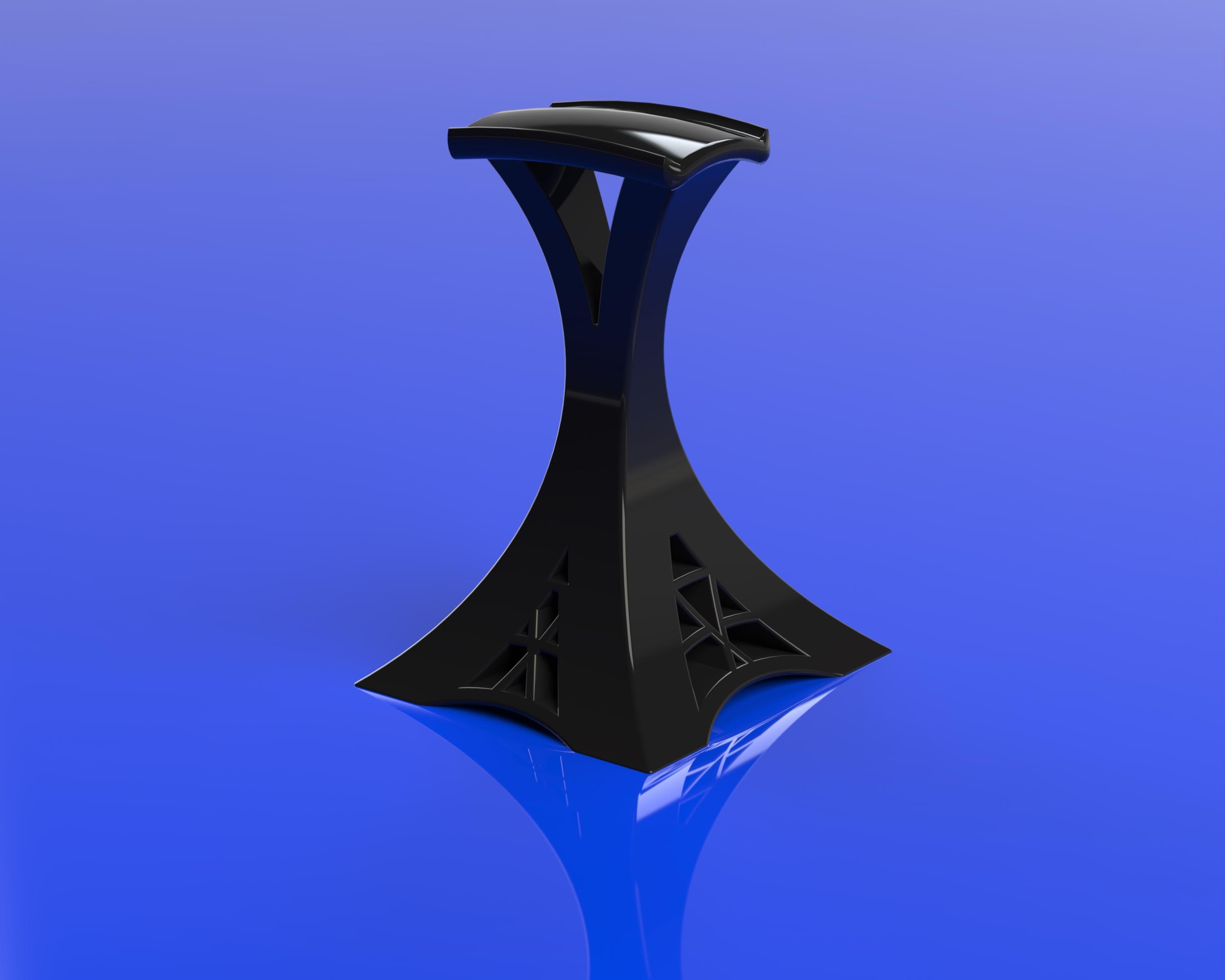 Wireless Headphone stand 3d model