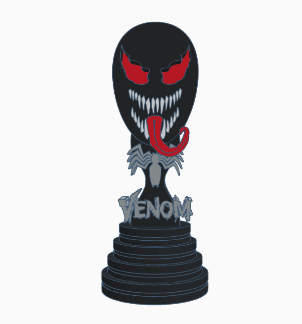 Venom Headphone stand 3d model