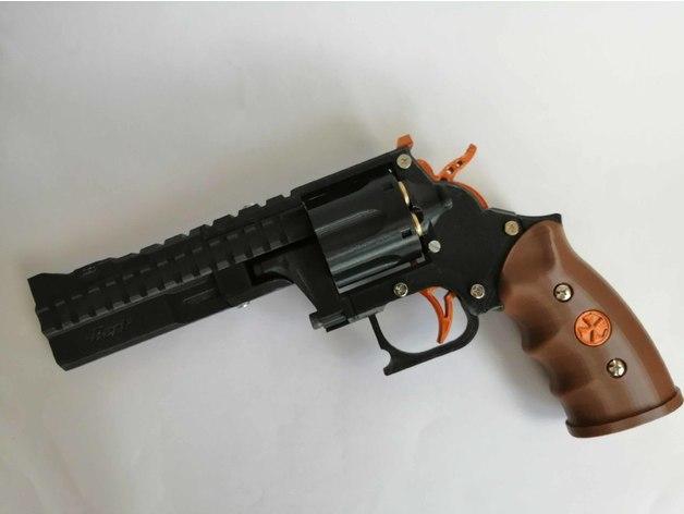Custom Parts for - Prop Gun | Revolver - Single Action 3d model
