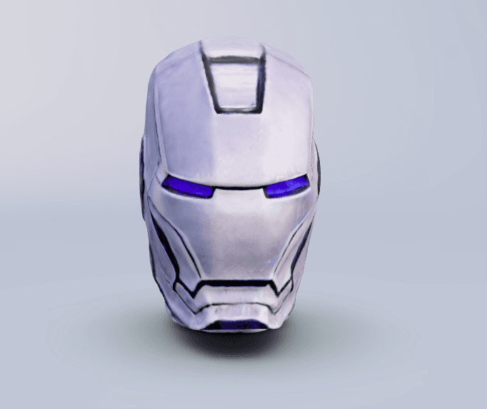 Iron man helmet V3 3d model