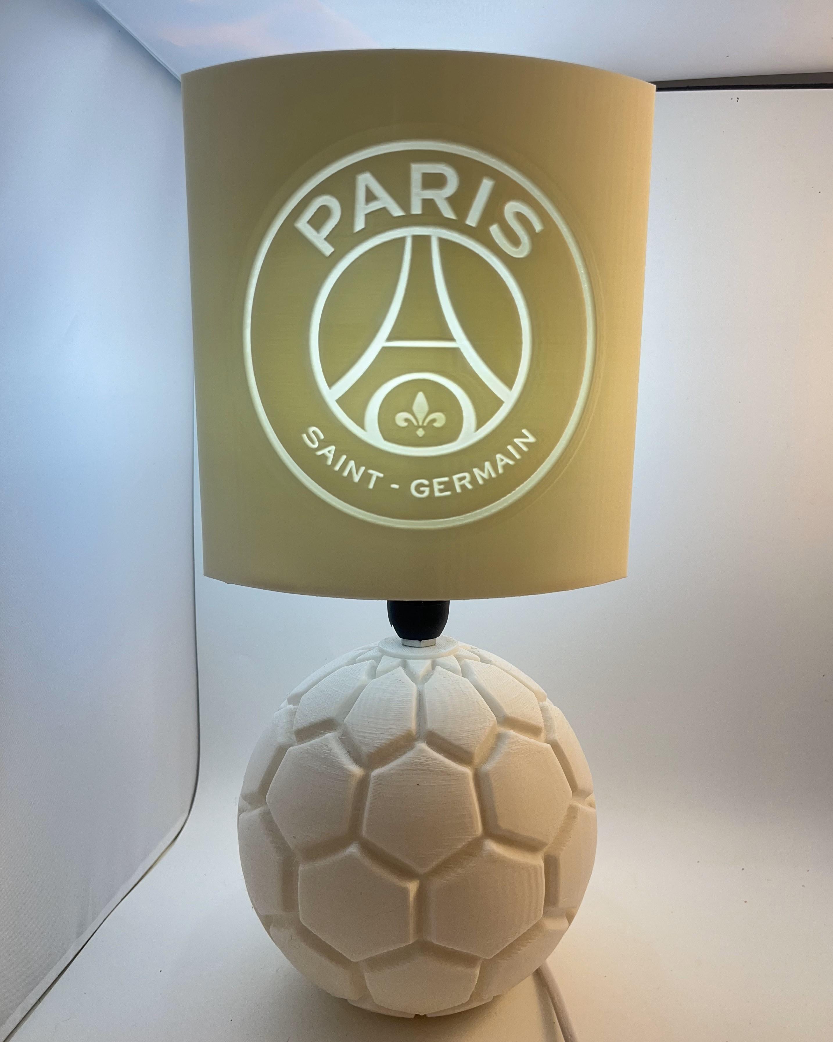Paris Saint Germain lamp E14 3d model