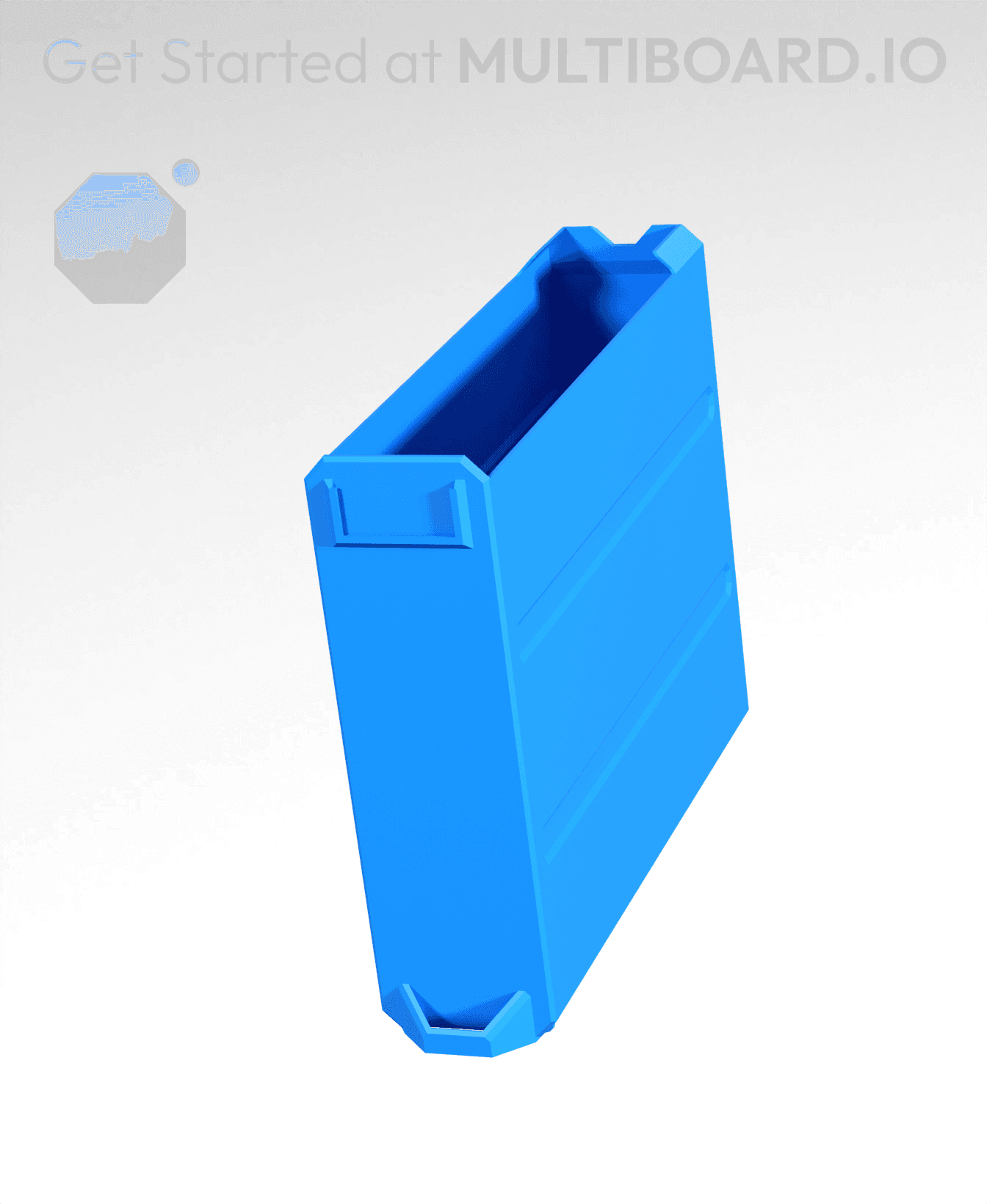 1x3x3.5-Deep - Multibin Simple Drawer 3d model