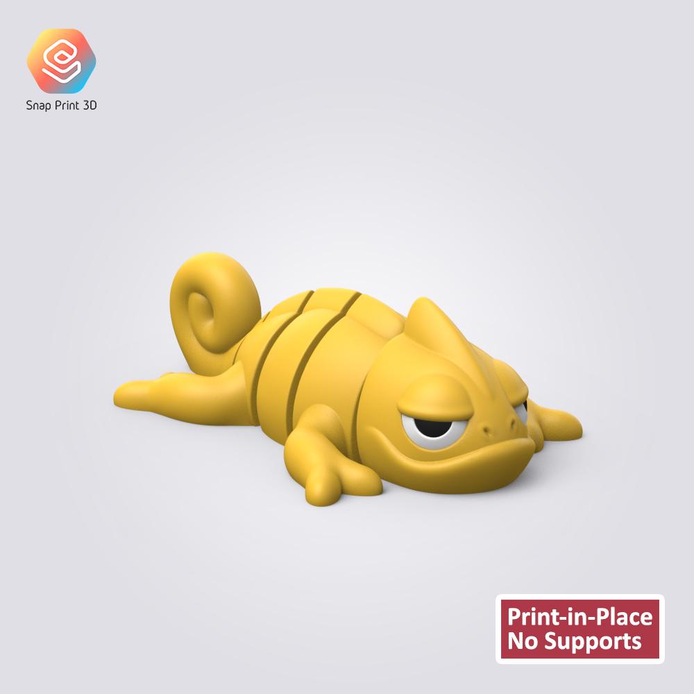 Flexi Baby Bored Chameleon 3d model