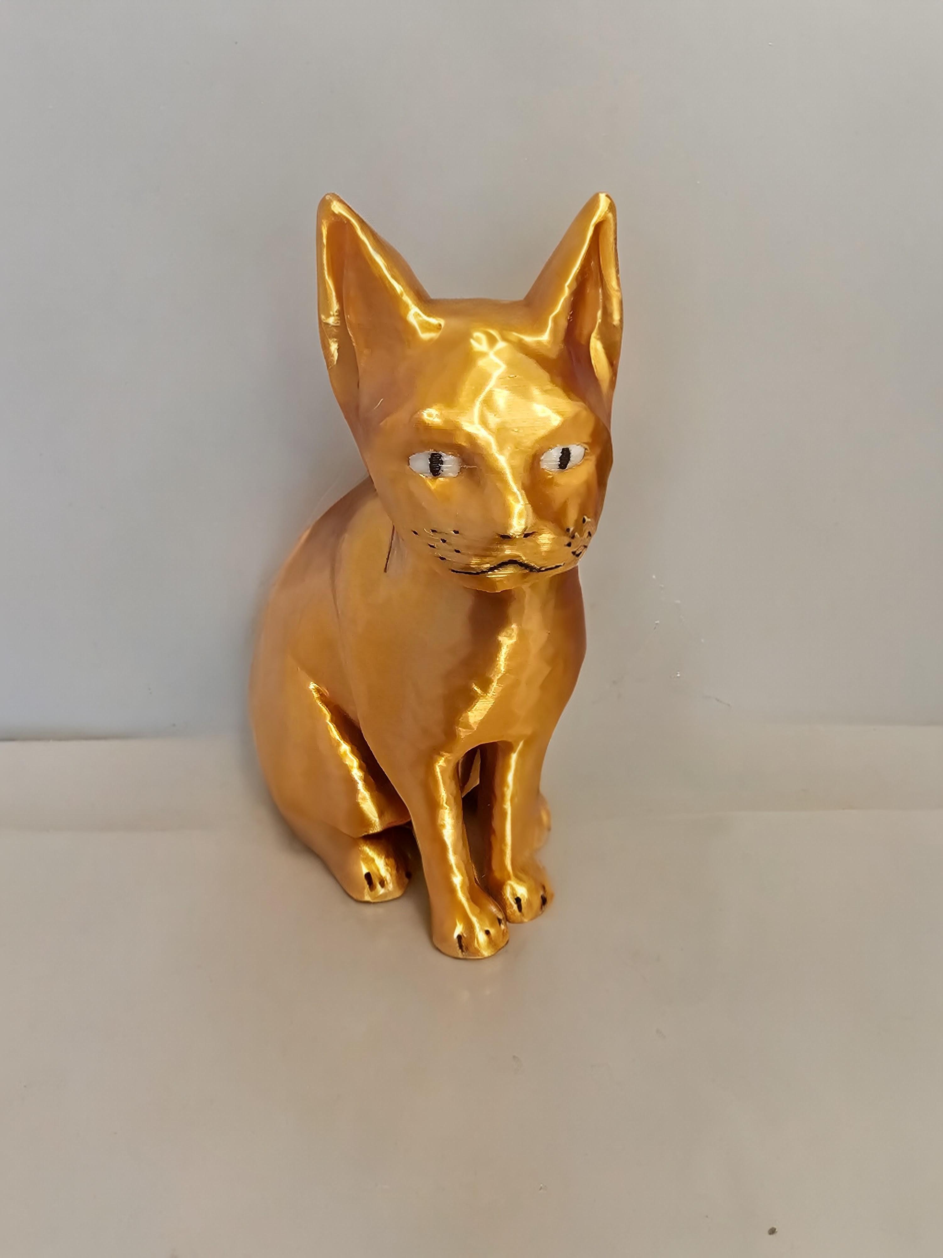 Cat Figurine 3d model