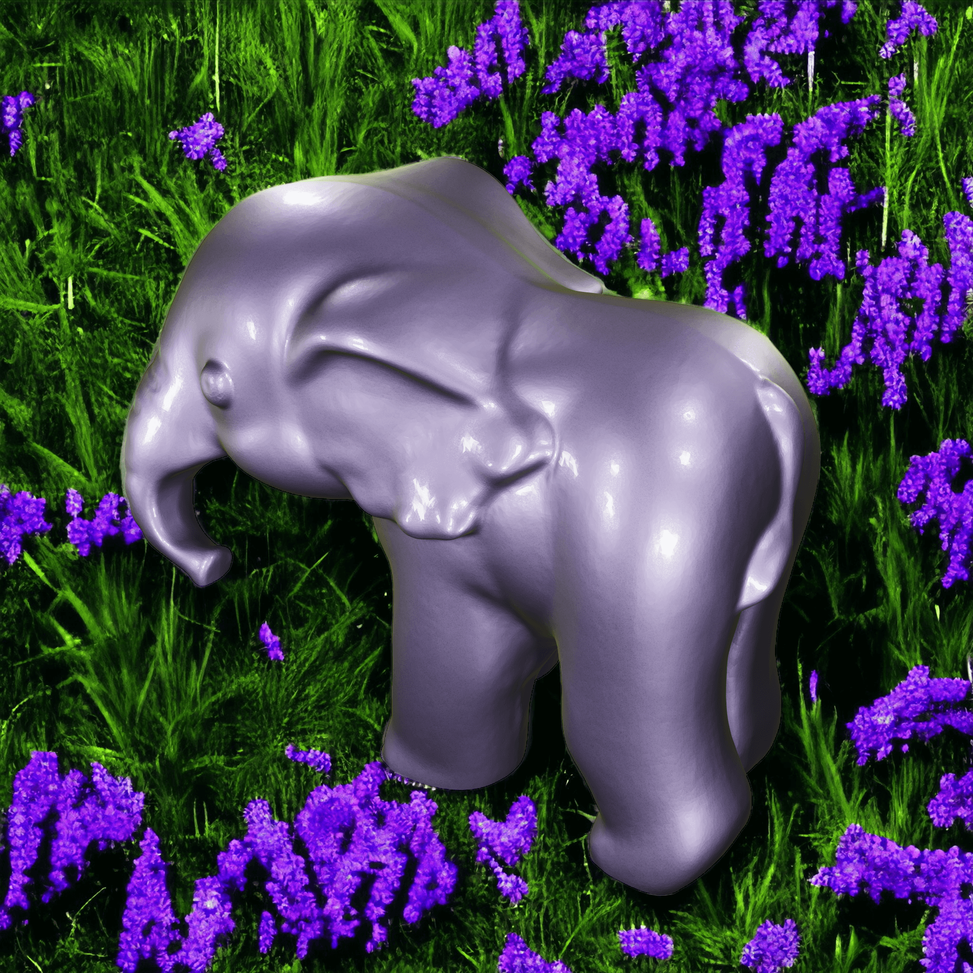 Elephant little 3d model