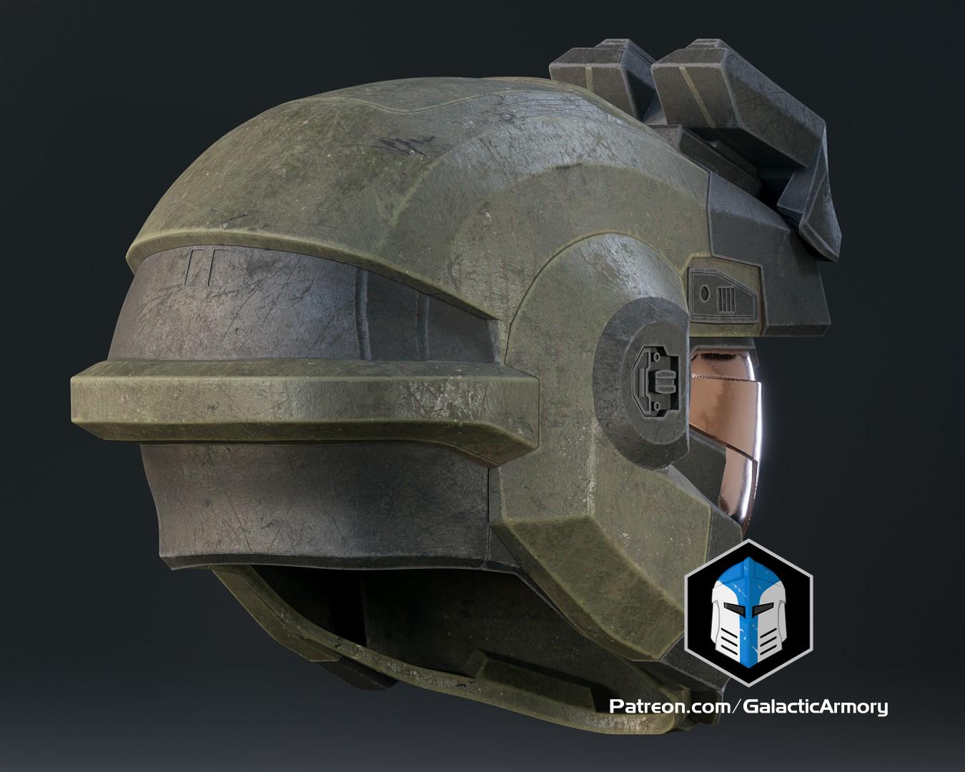 Halo Reach Grenadier - Jorge Helmet - 3D Print Files 3d model
