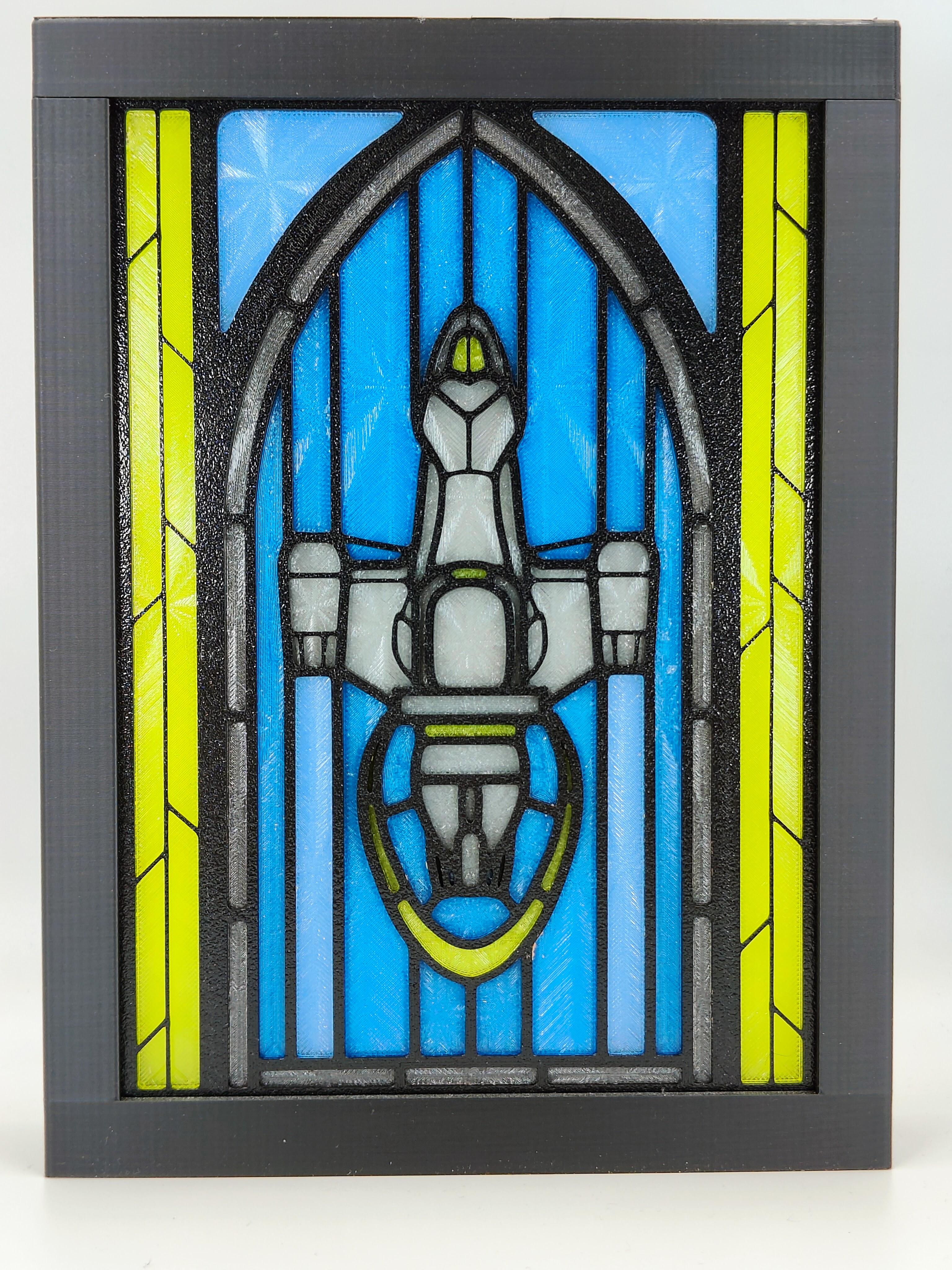 Firefly Serenity Stained Glass Light Box 3d model