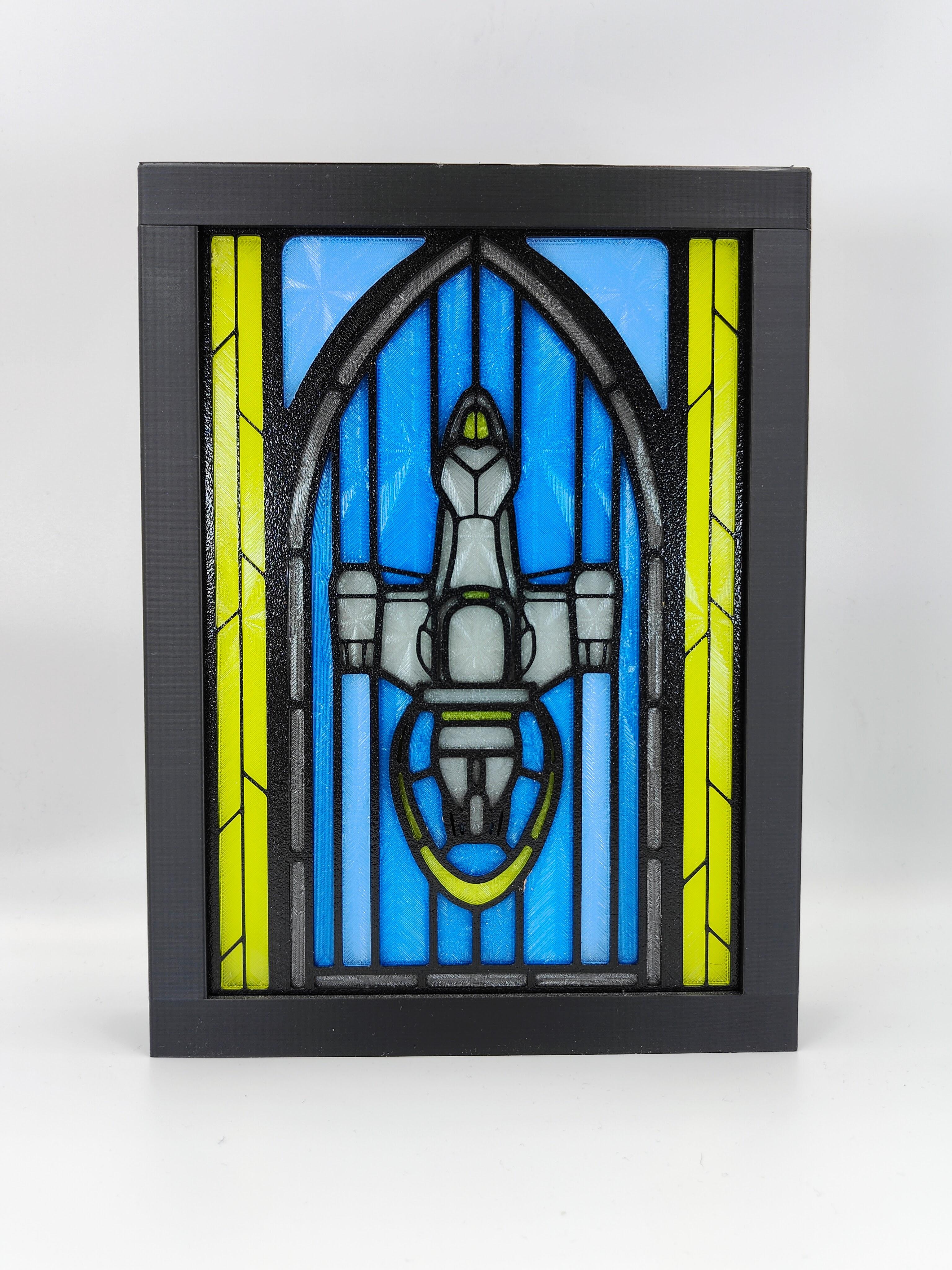 Firefly Serenity Stained Glass Light Box 3d model