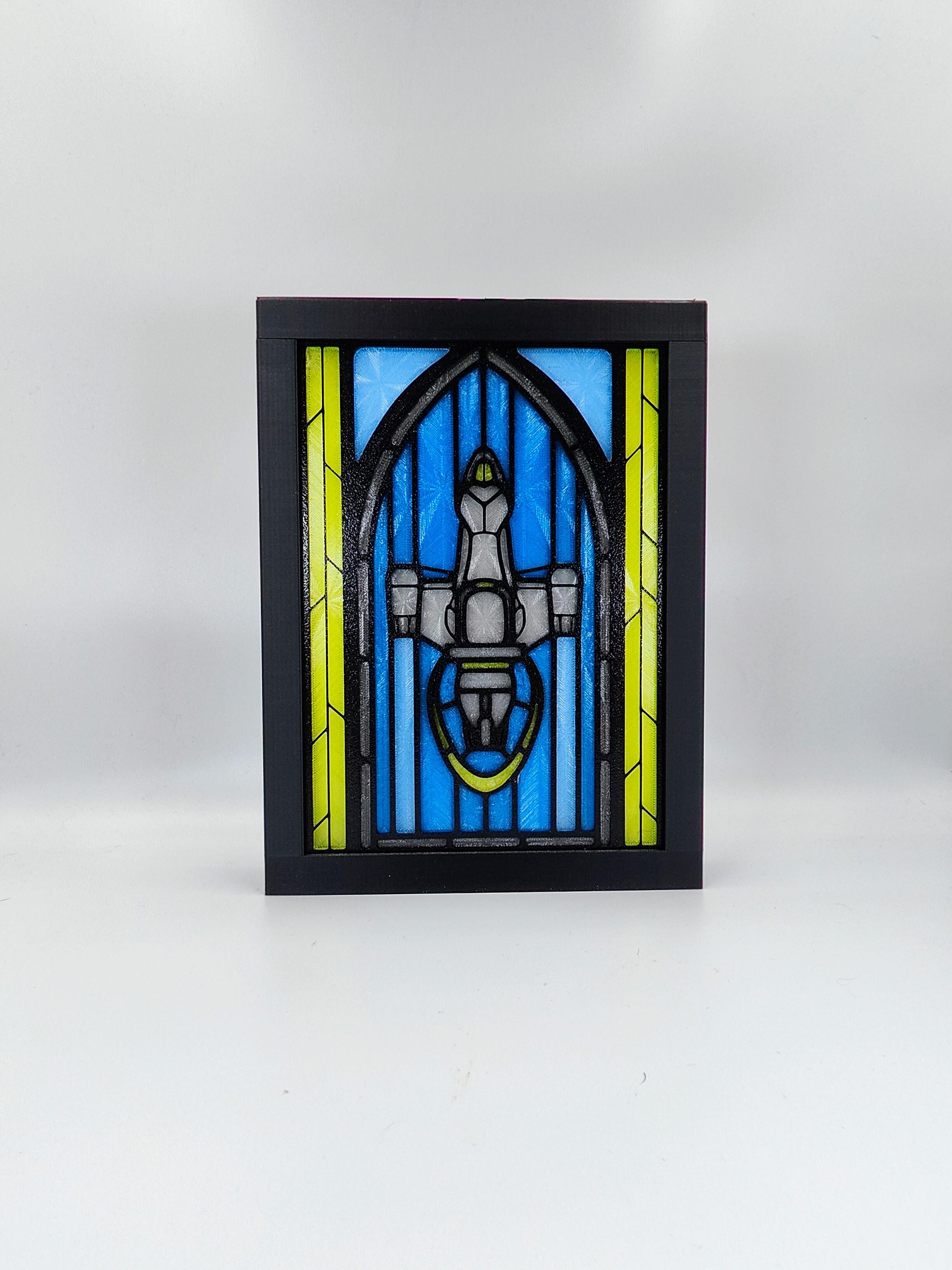 Firefly Serenity Stained Glass Light Box 3d model