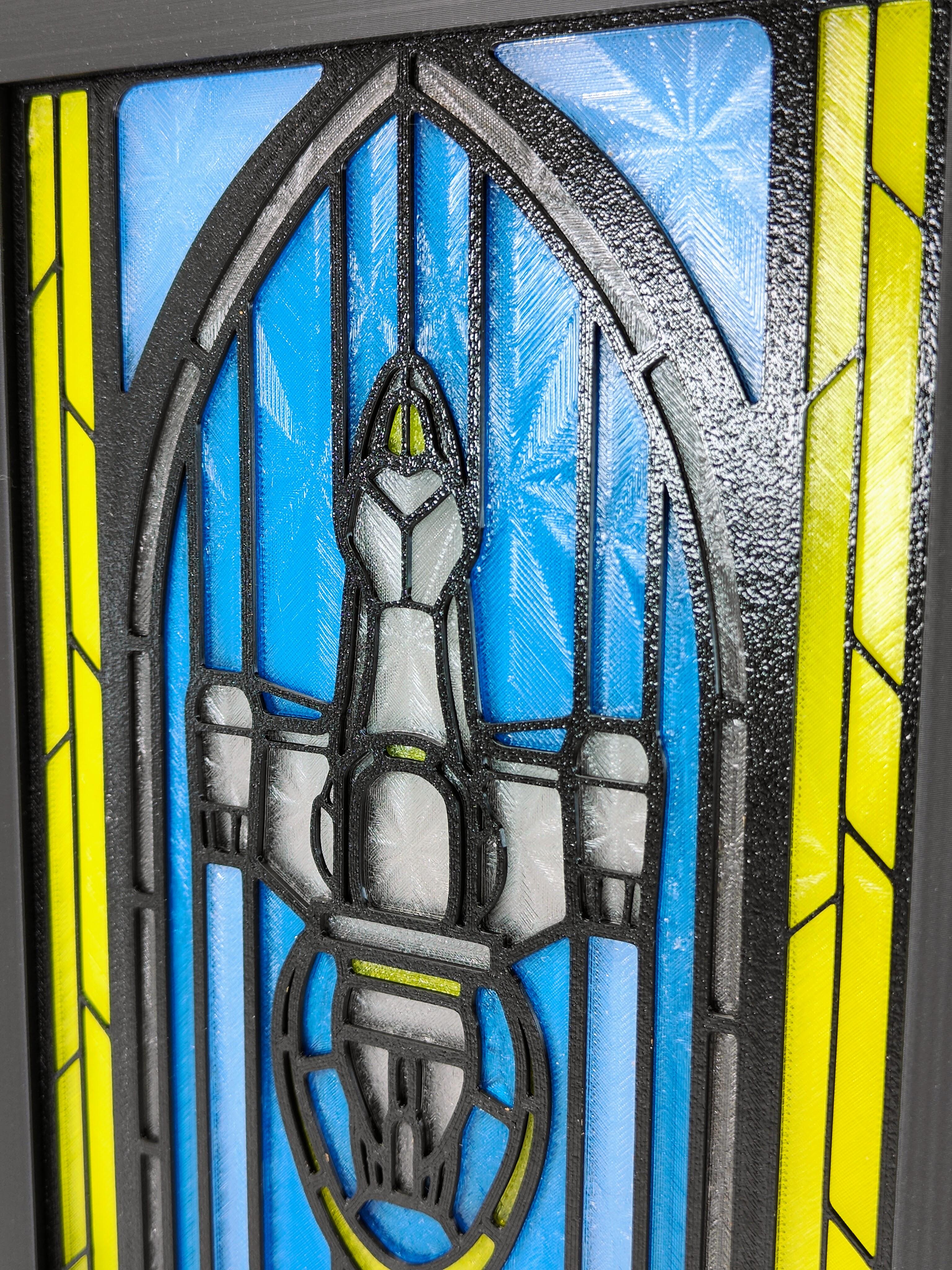 Firefly Serenity Stained Glass Light Box 3d model