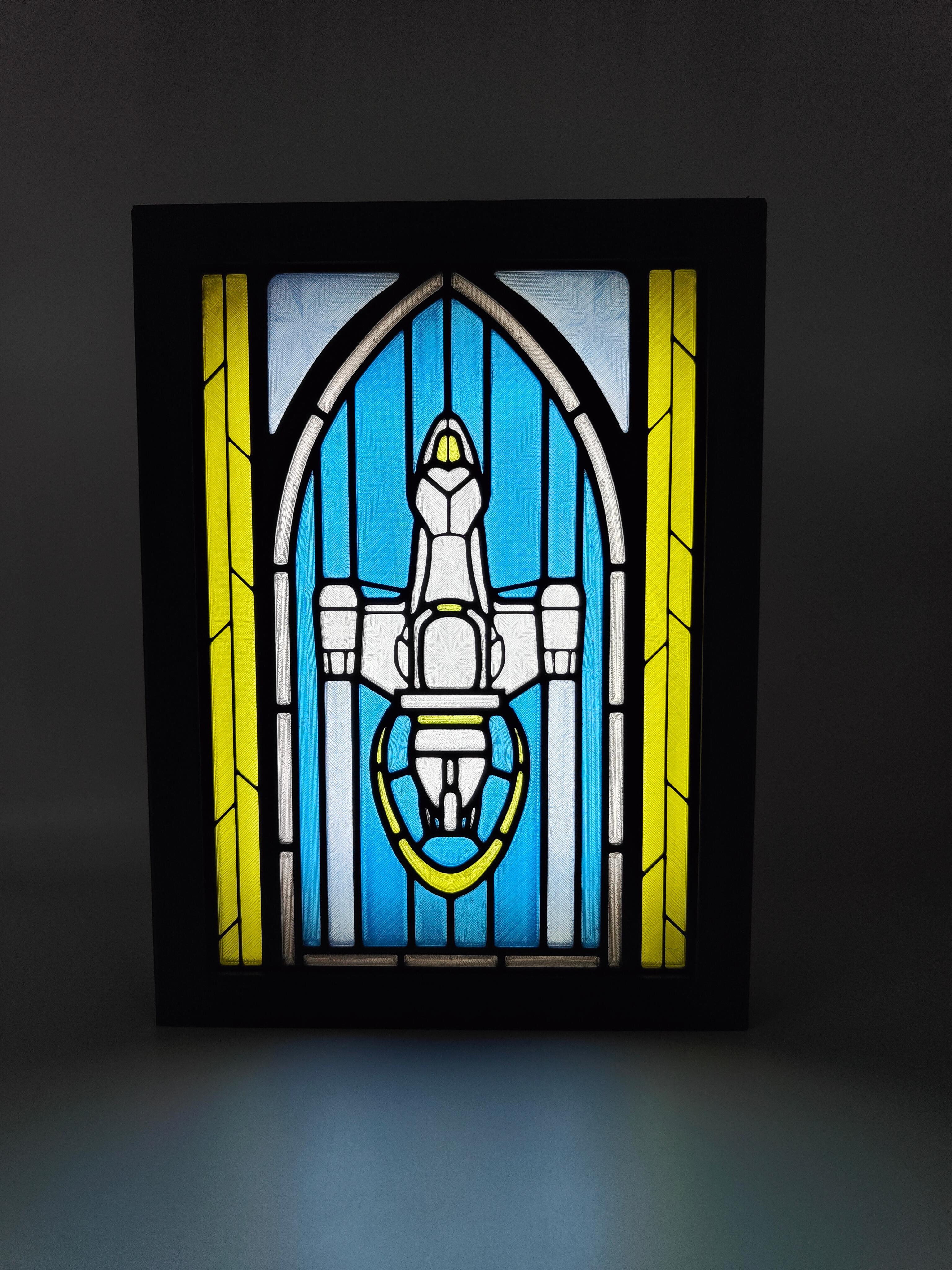 Firefly Serenity Stained Glass Light Box 3d model