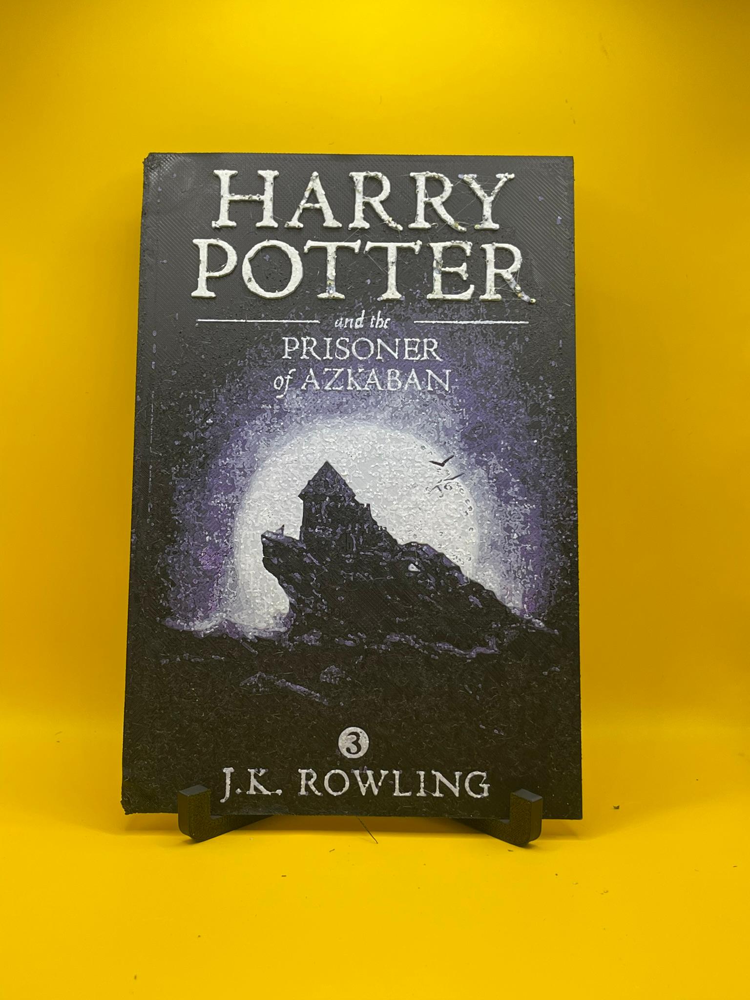 Harry Potter & The Prisoner of Azkaban HueForge Book Cover Fan Art 3d model