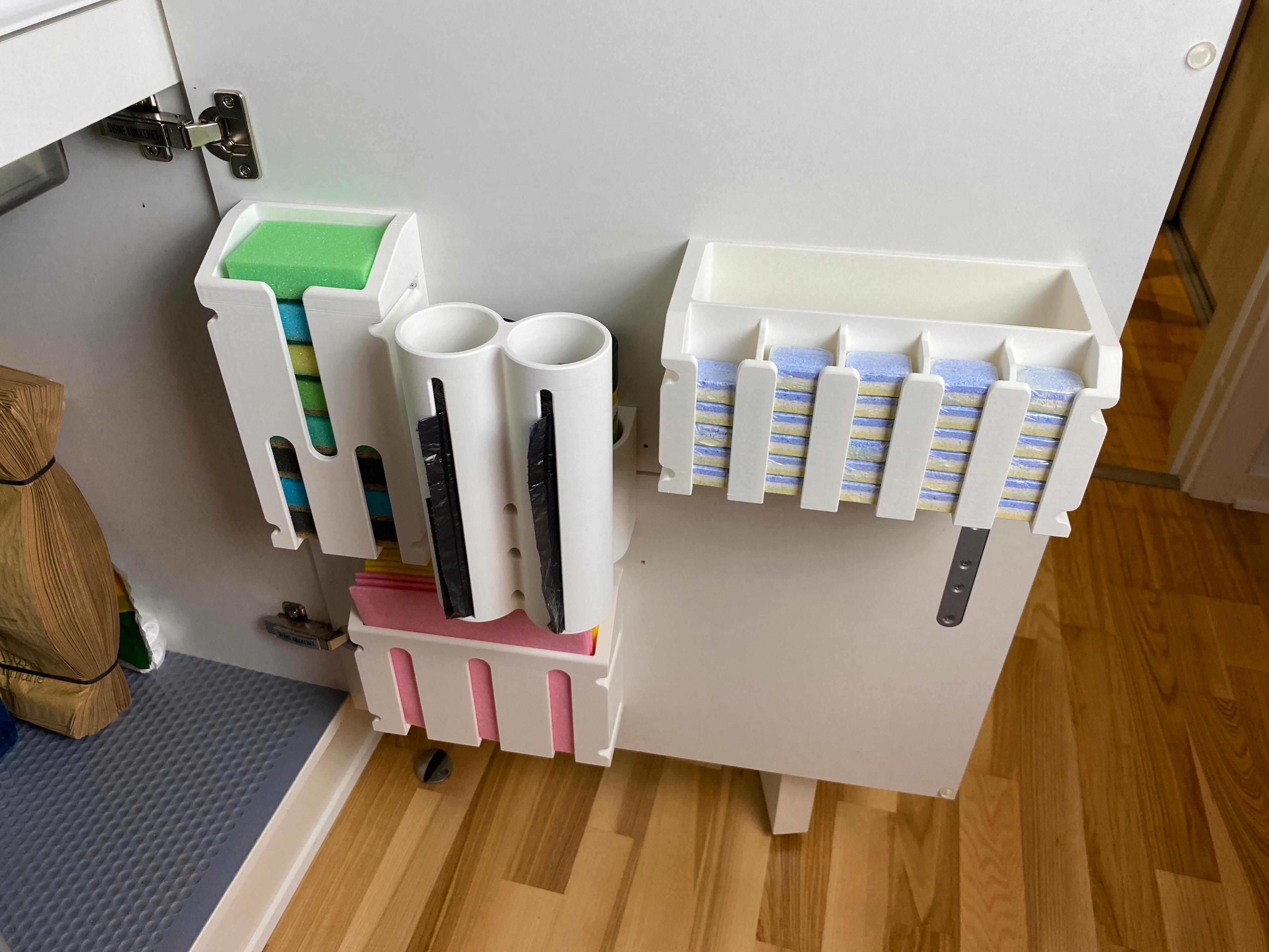 Kitchen cabinet bundle organizer 3d model