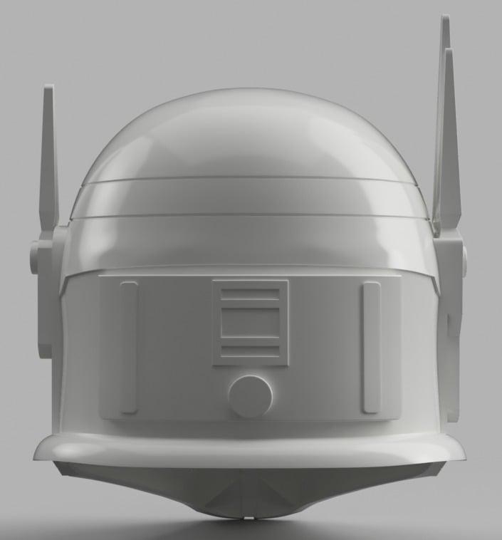 Imperial Super Commando Helmet (Star Wars) 3d model