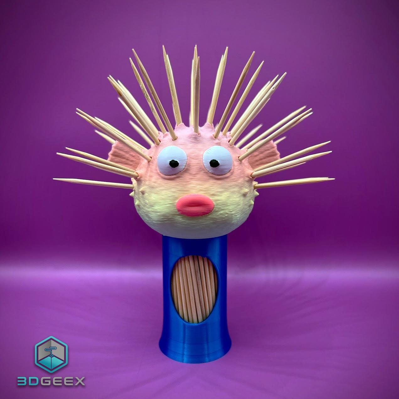 Pufferfish Toothpick Holder 3d model