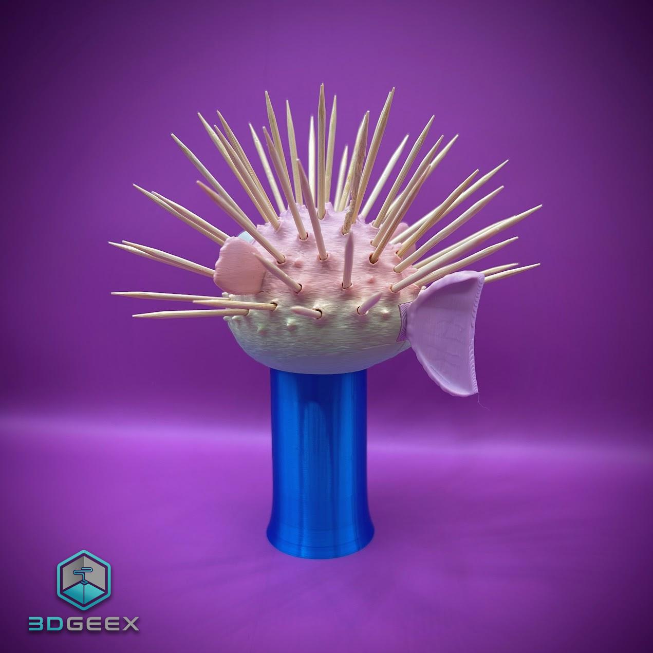 Pufferfish Toothpick Holder 3d model