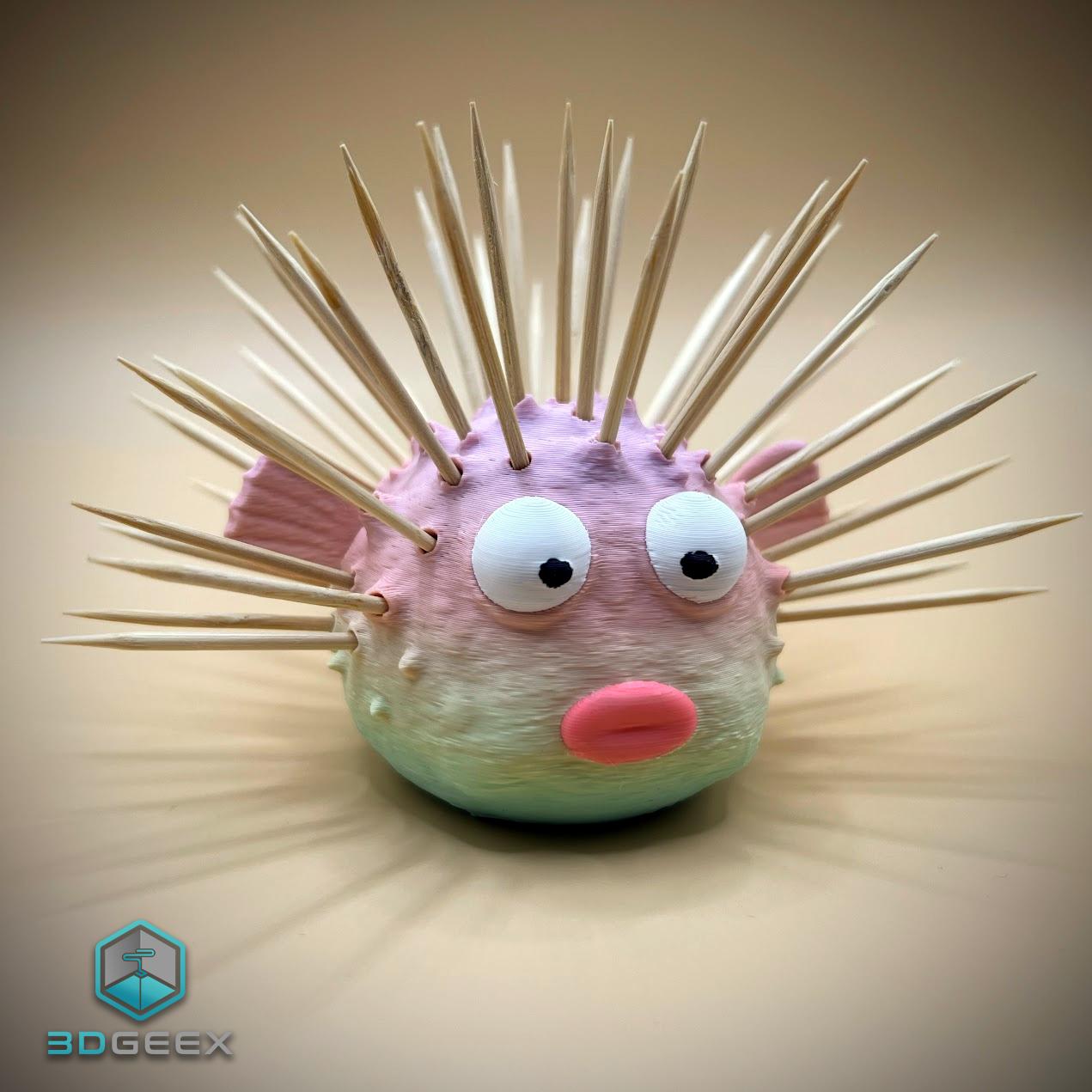 Pufferfish Toothpick Holder 3d model