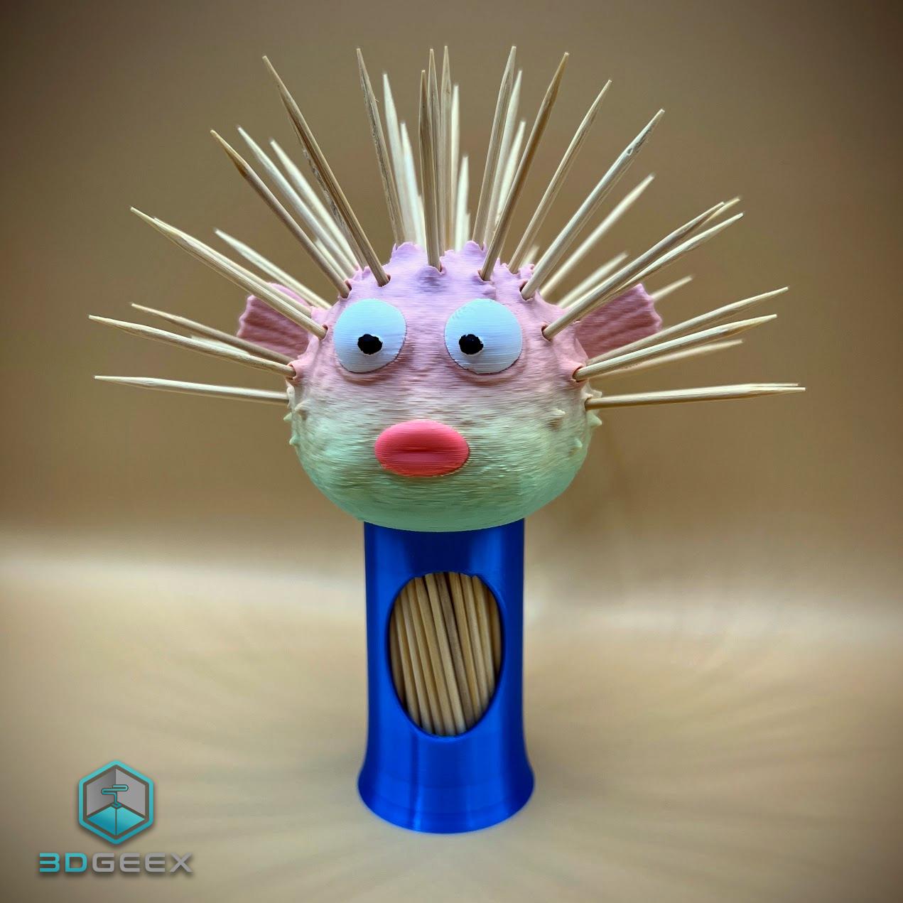 Pufferfish Toothpick Holder 3d model