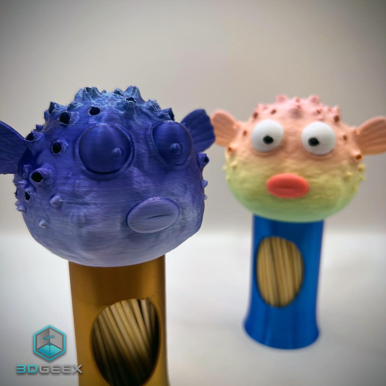 Pufferfish Toothpick Holder 3d model