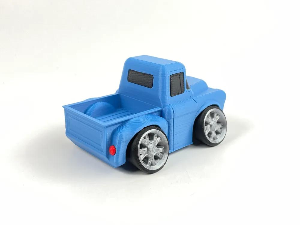 Tooned CHEVY TRUCK - Model kit 3d model