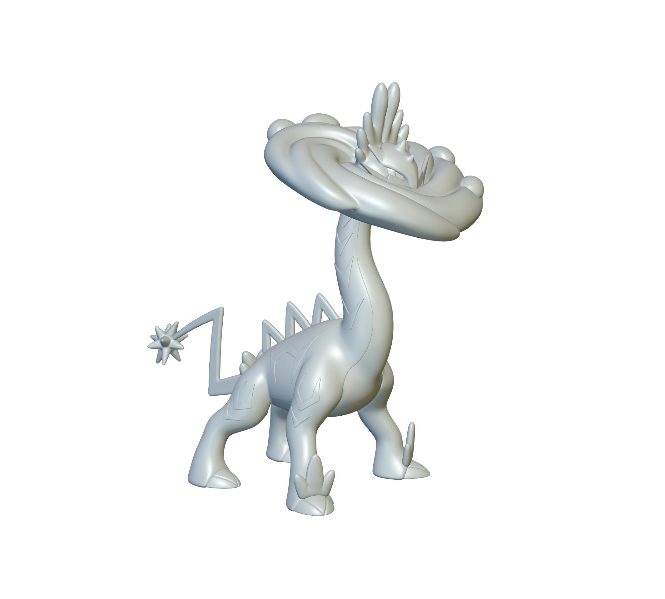 Pokemon Raging Bolt #1021 - Optimized for 3D Printing 3d model