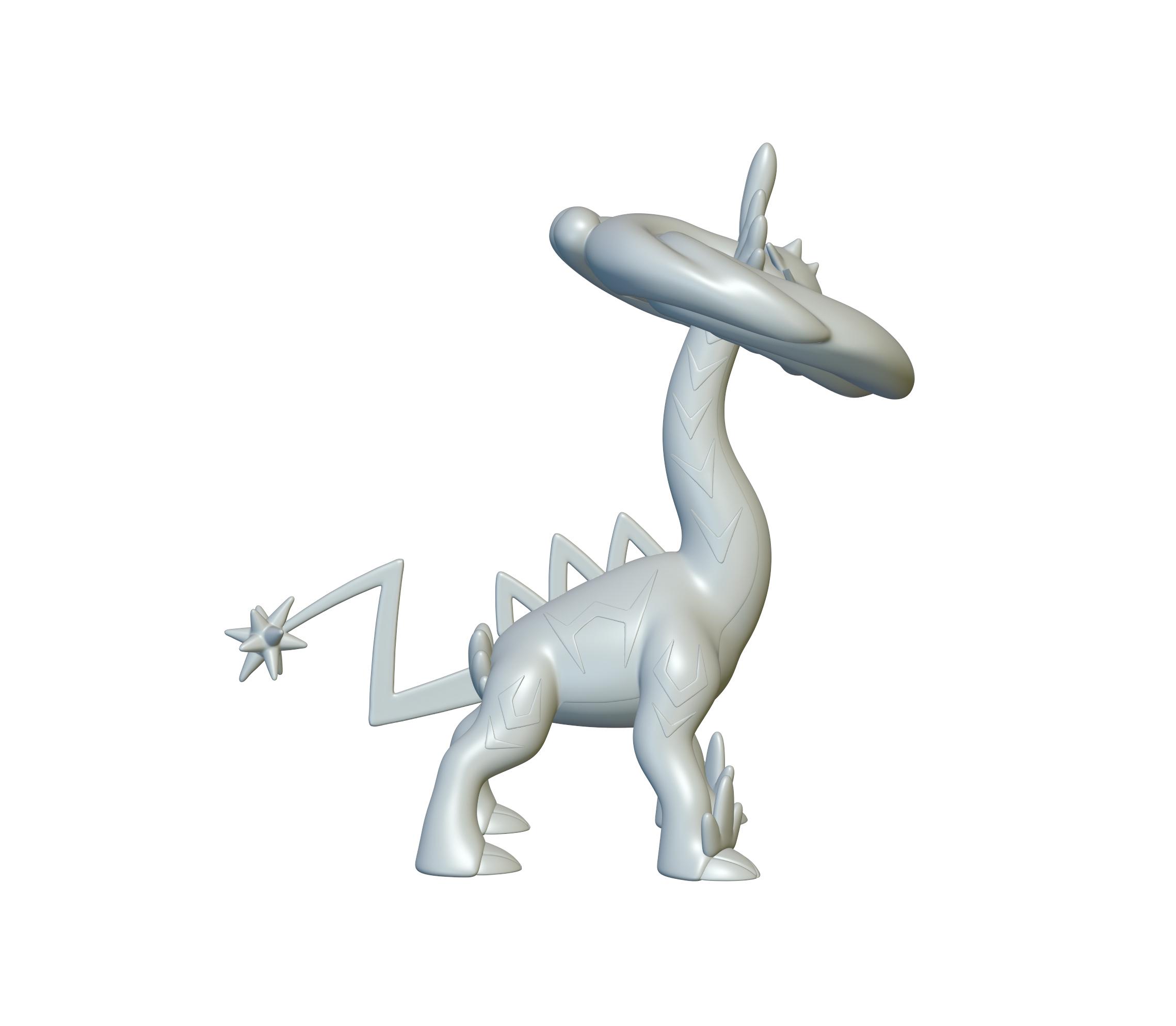 Pokemon Raging Bolt #1021 - Optimized for 3D Printing 3d model