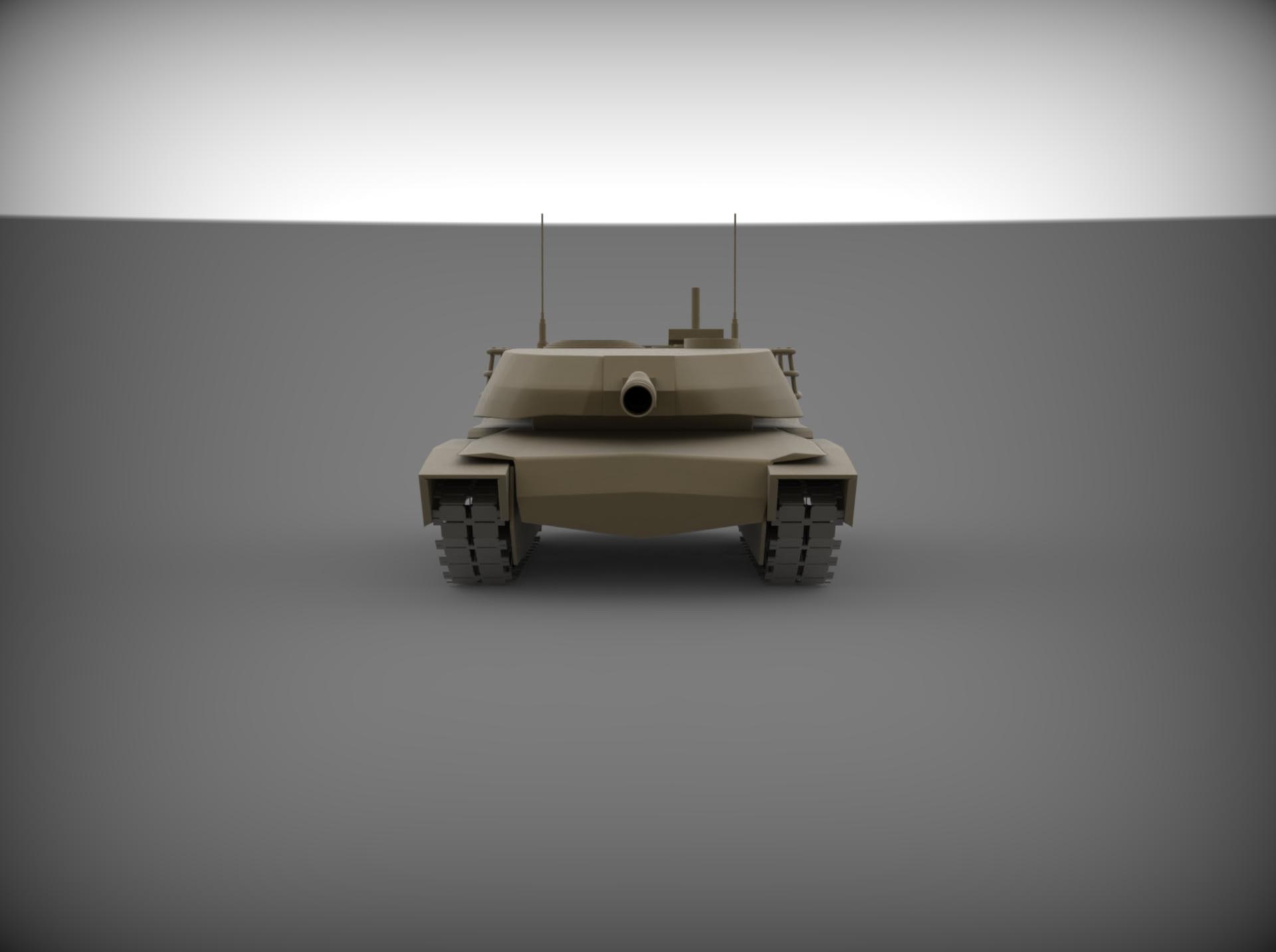 Abrams m1a2 tank.fbx 3d model