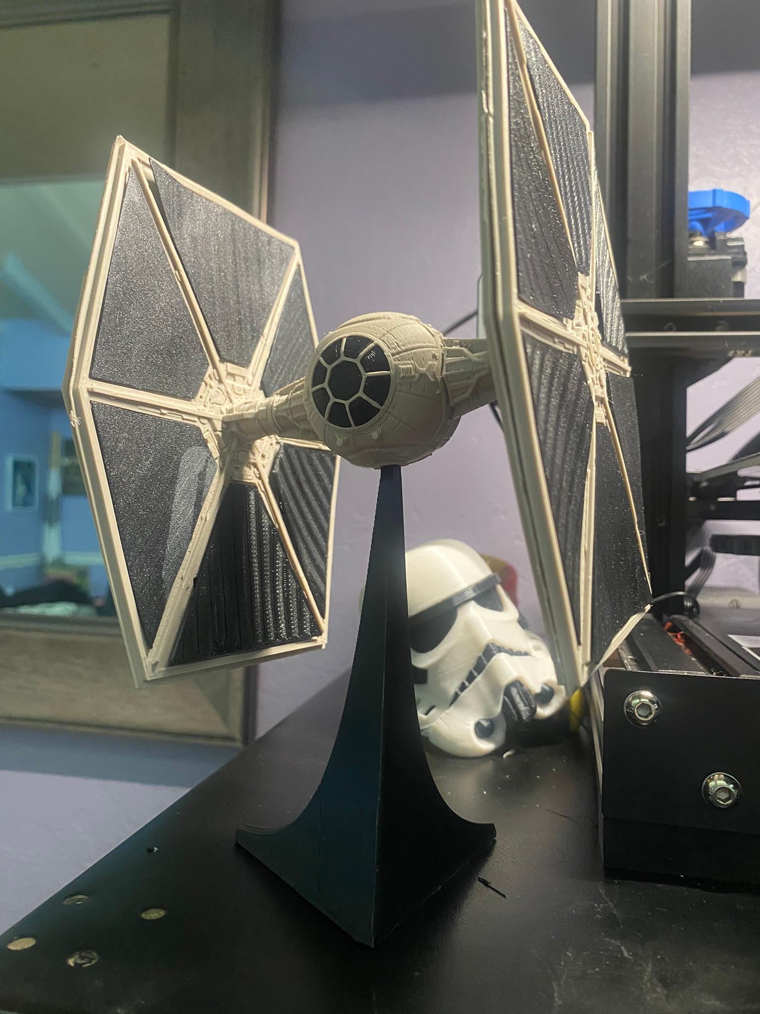 Tie Fighter Kit (No Support, No AMS, No Glue) 3d model