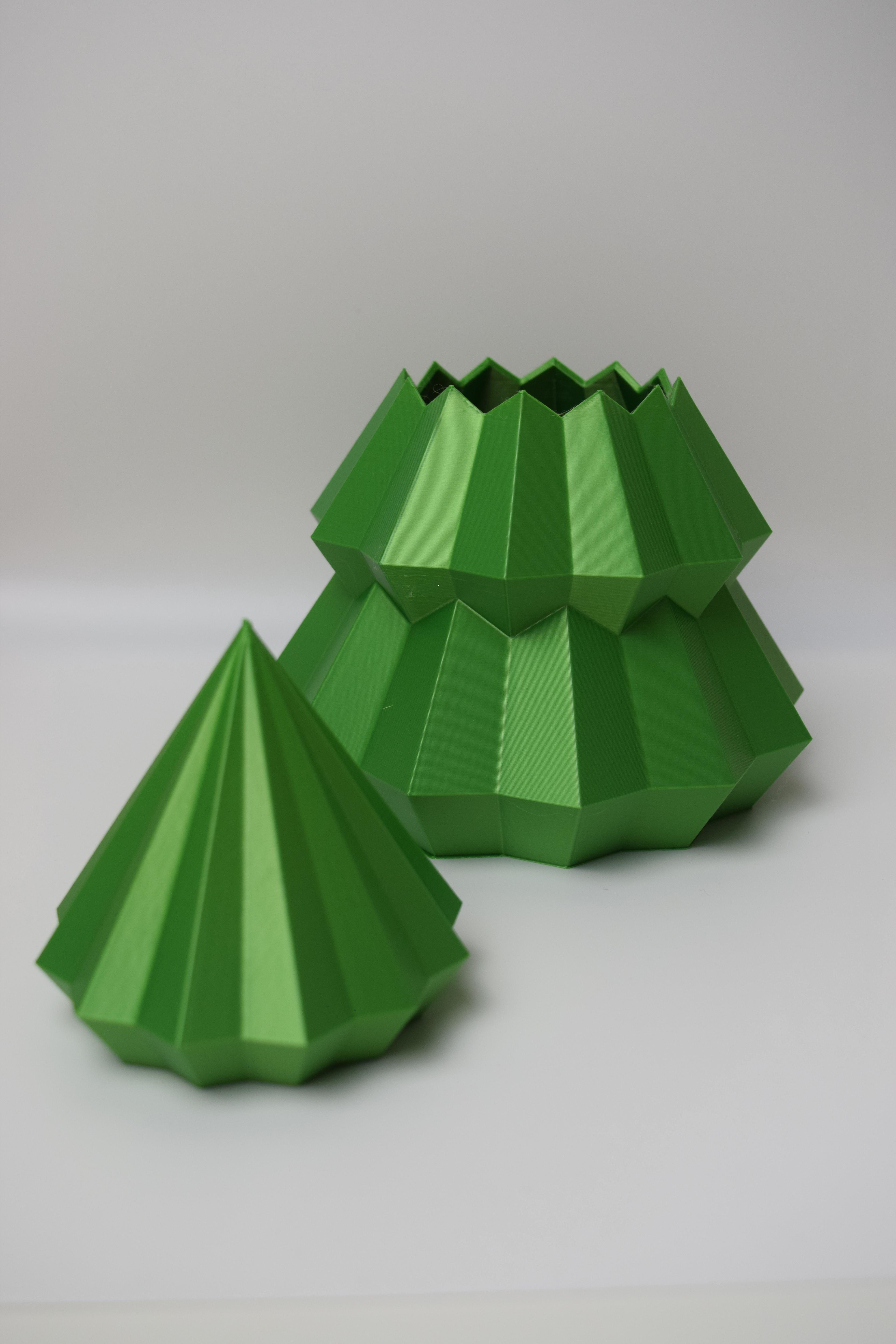 Christmas Tree Pot 3d model