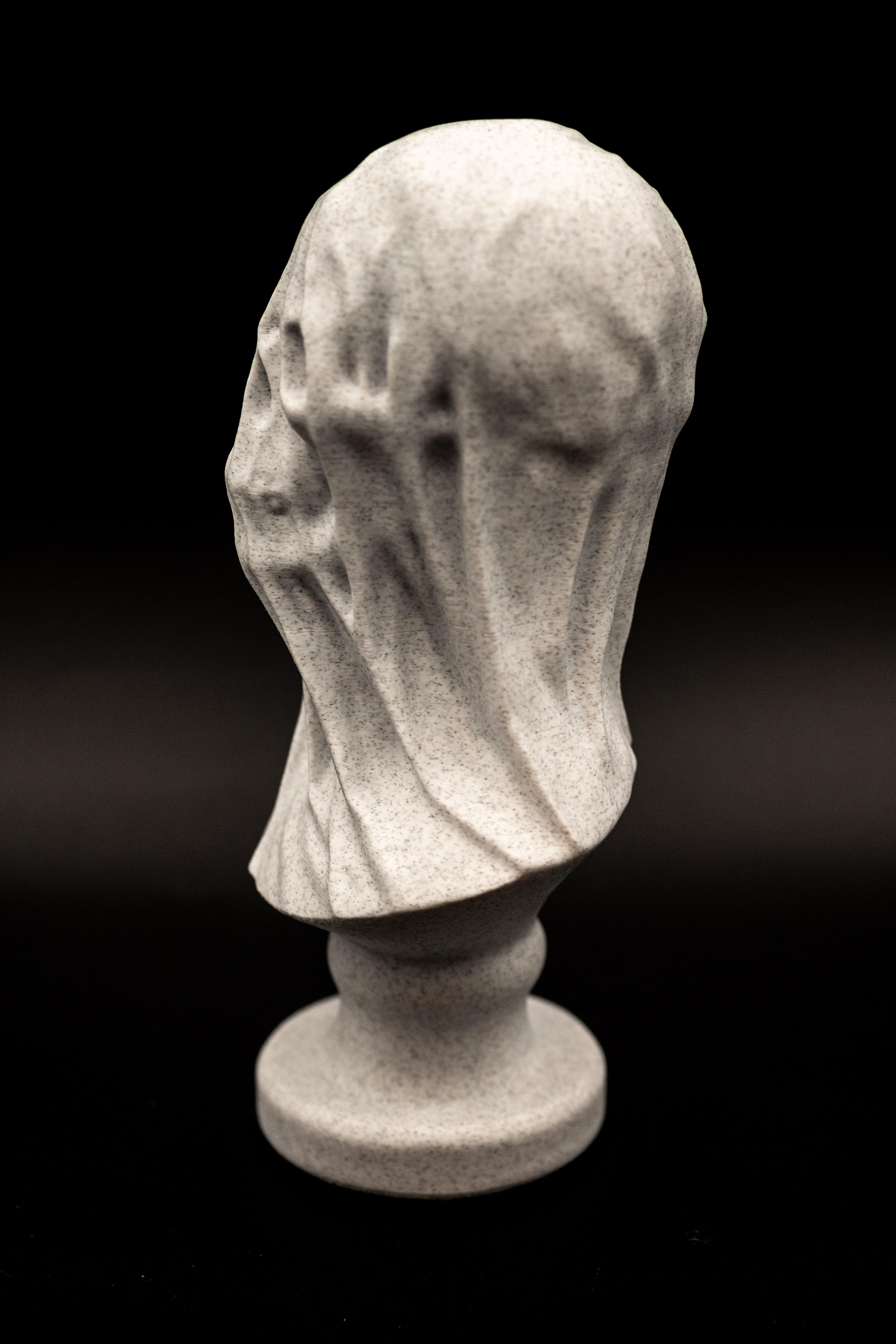 Draped Skull Bust (Pre Supported) Free for Limited Time 3d model