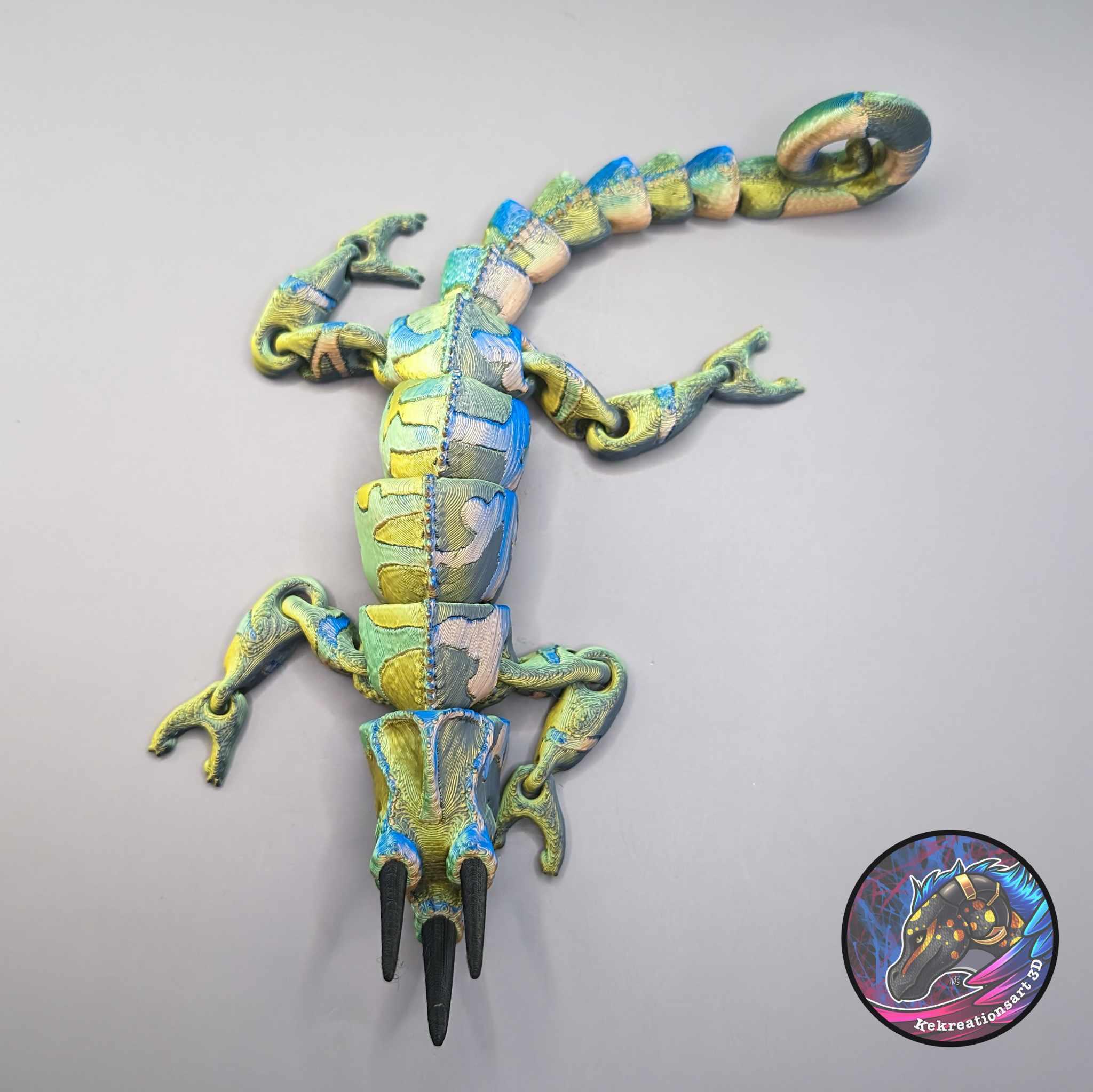 Flexi Horned Chameleon 3d model