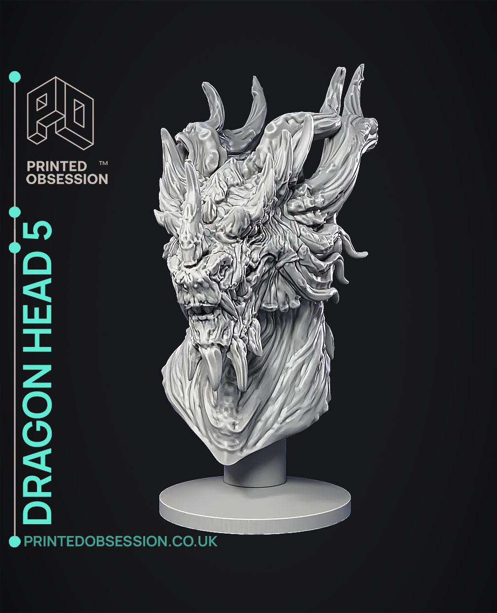 5 headed dragon | 3D Print Model