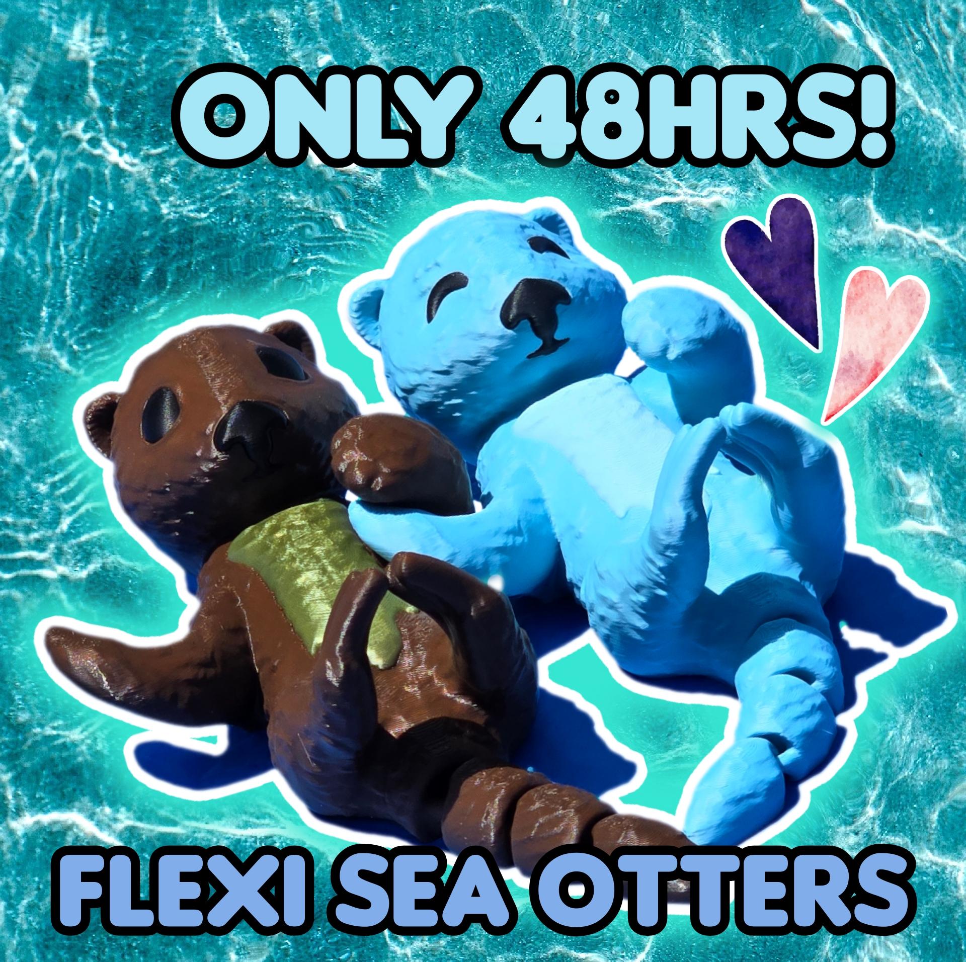 Flexi Sea Otter 3d model