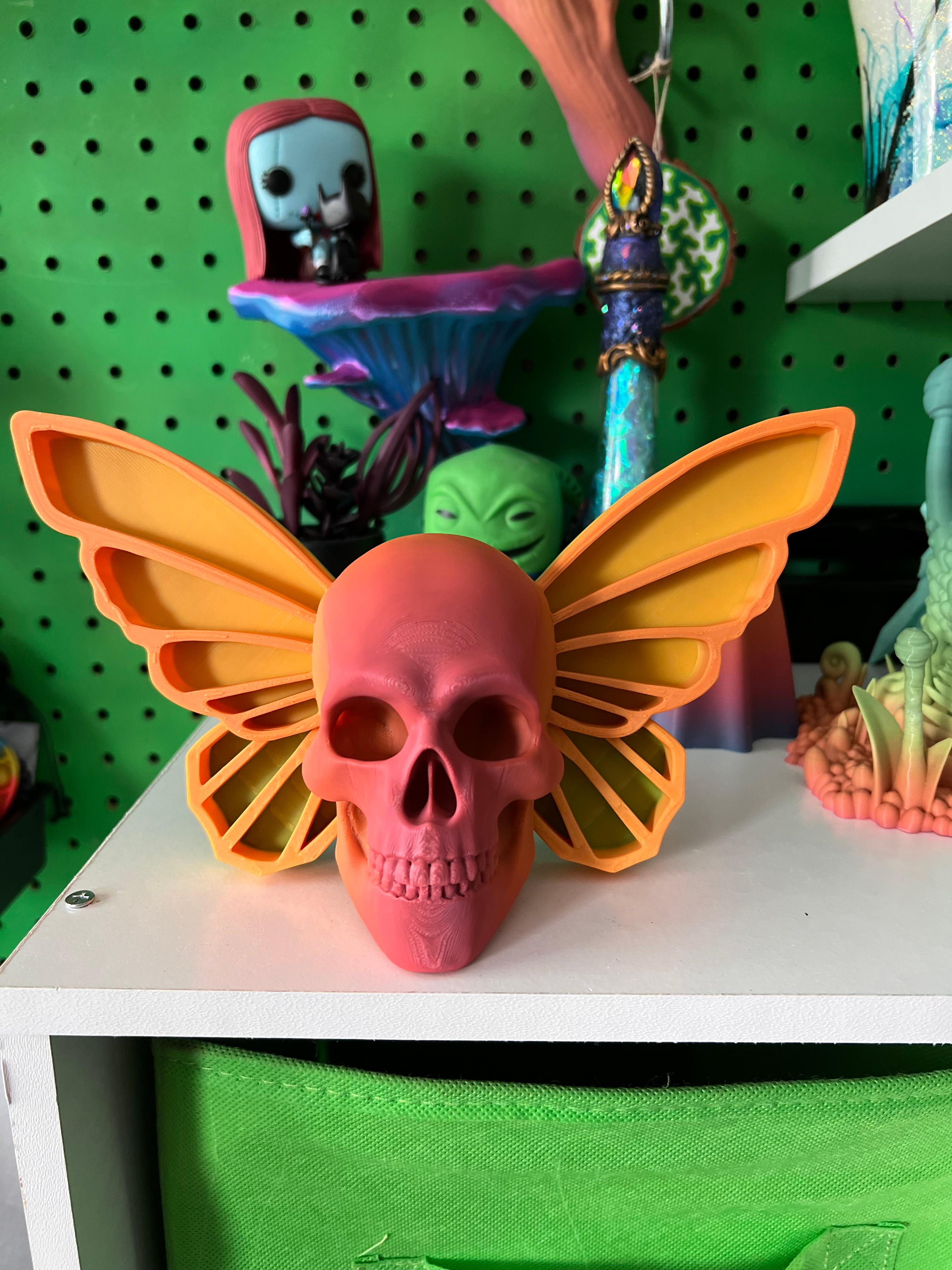Butterfly Skull tray.stl 3d model