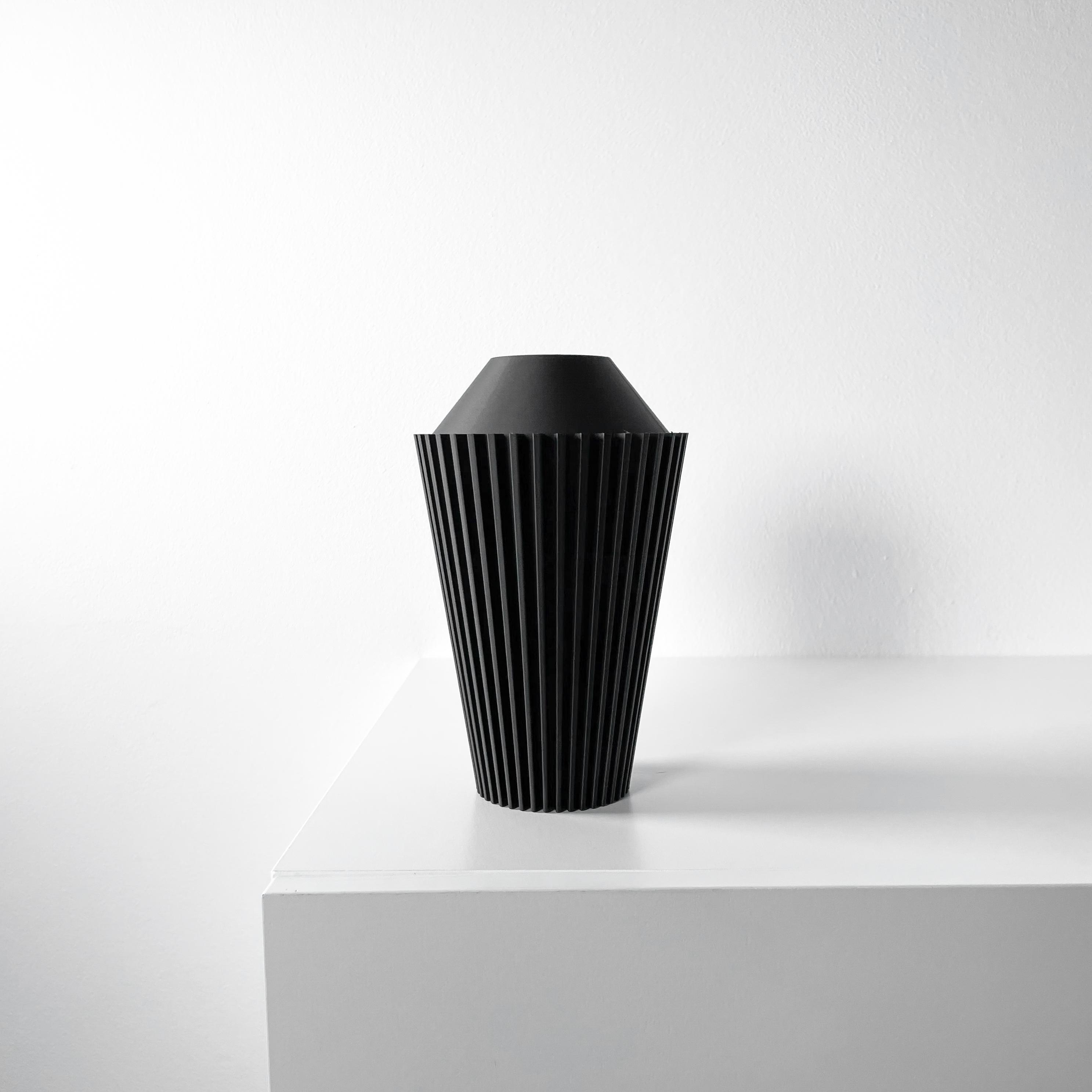 The Riveno Vase, Modern and Unique Home Decor for Dried and Flower Arrangements  | STL File 3d model