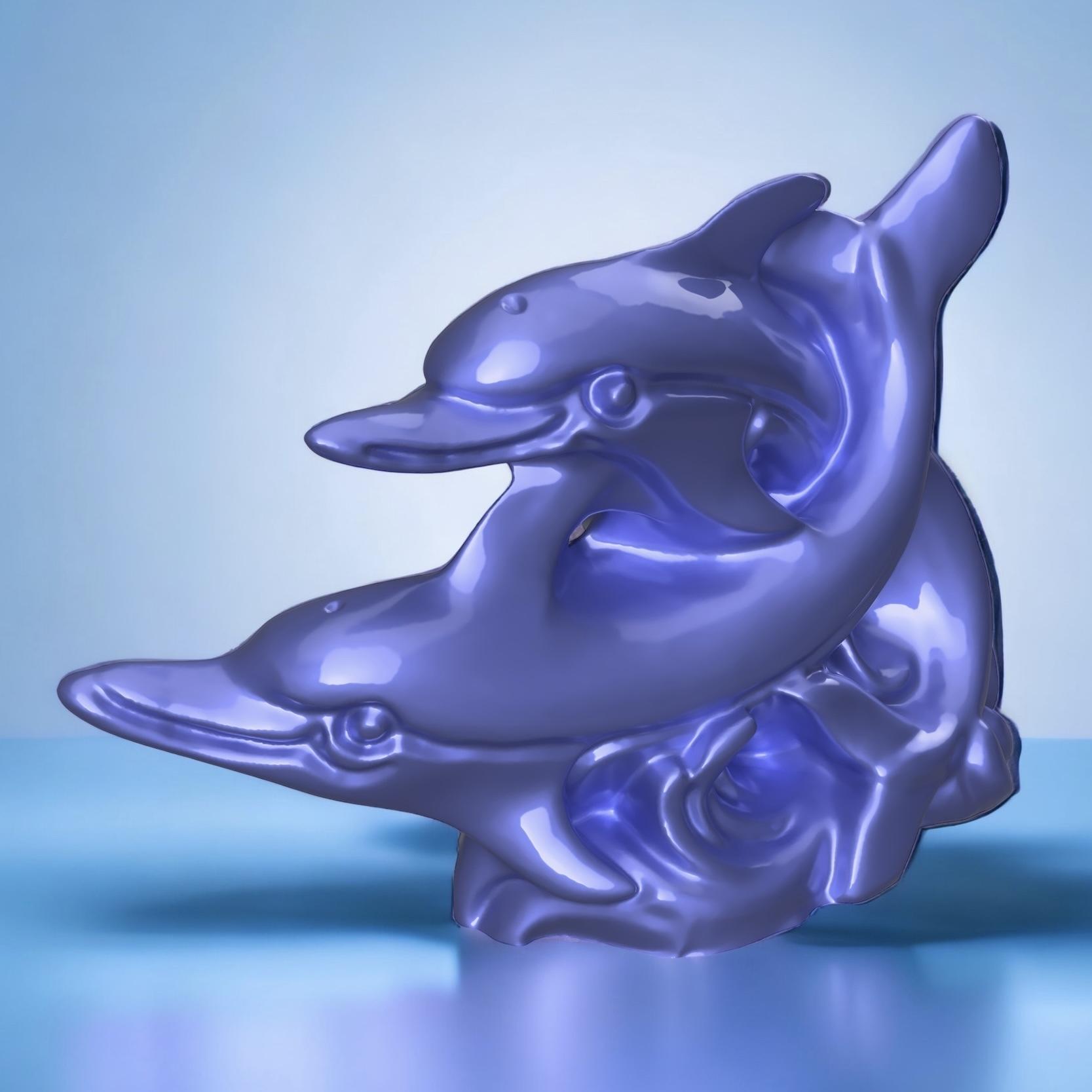 dolphin wave 3d model