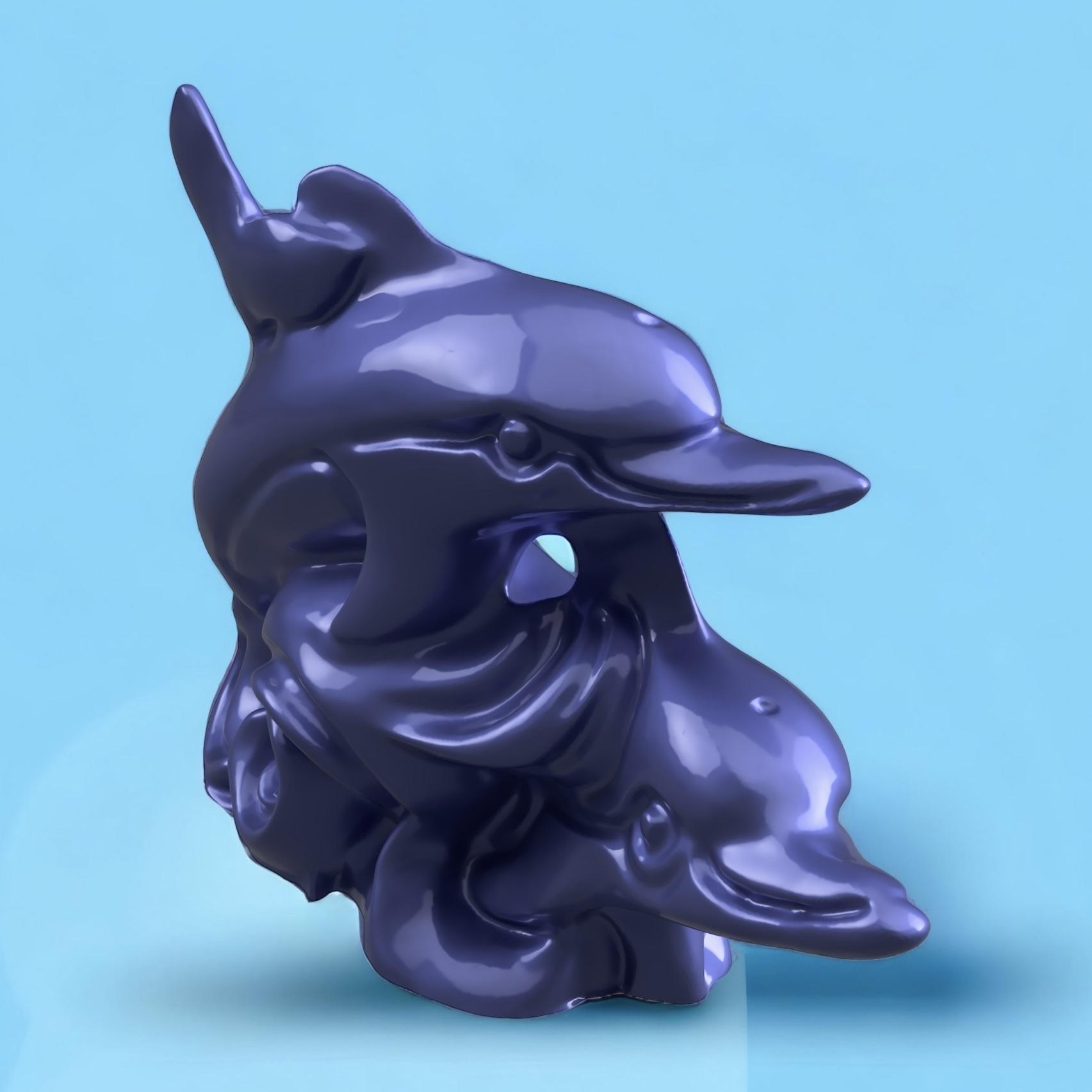 dolphin wave 3d model