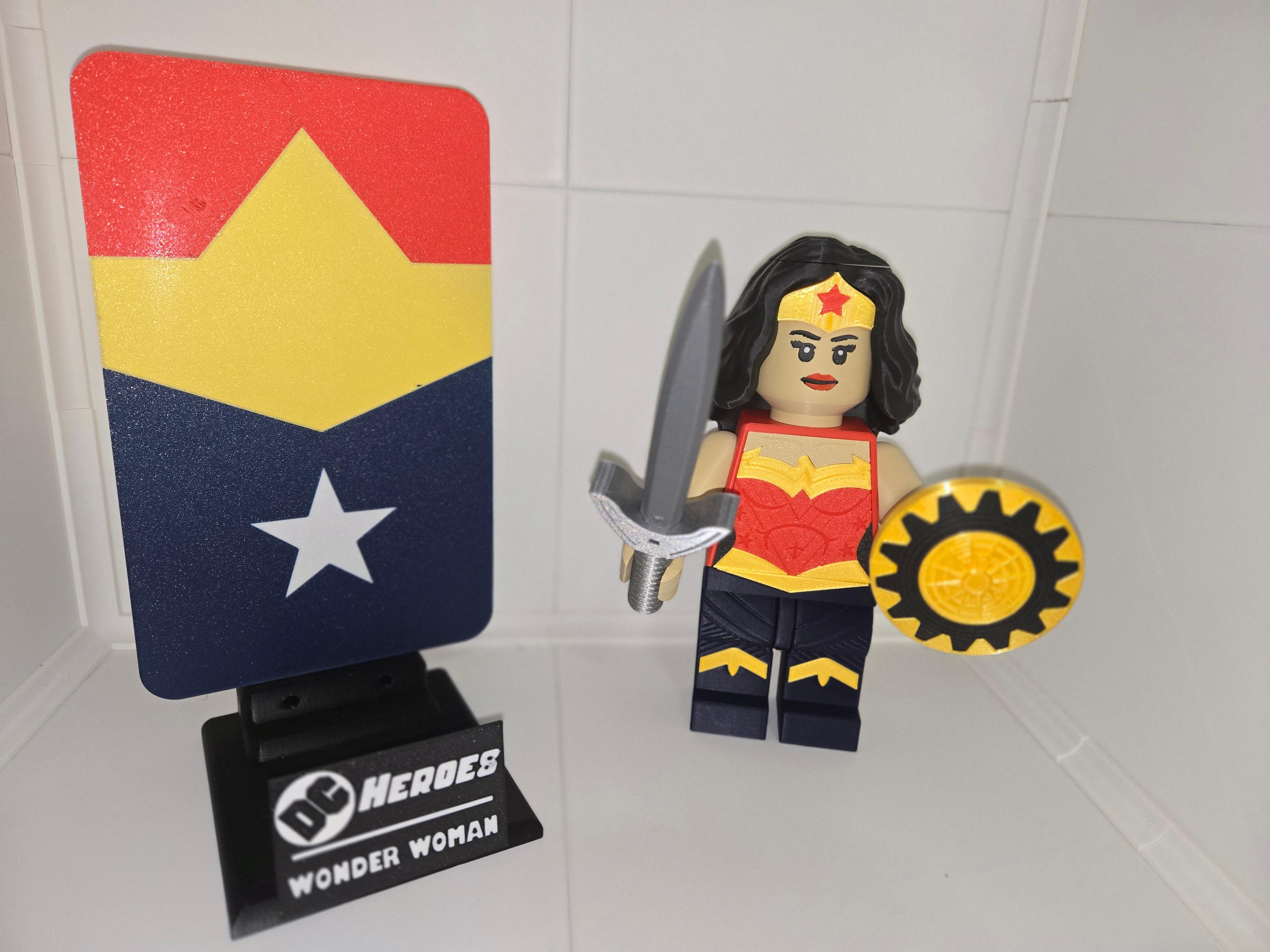 Wonder Woman Backer Plate 3d model