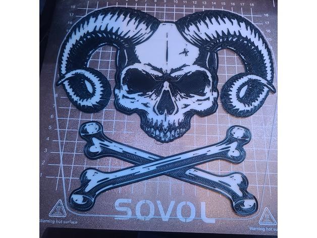 	devil-skull-without-jaw 3d model