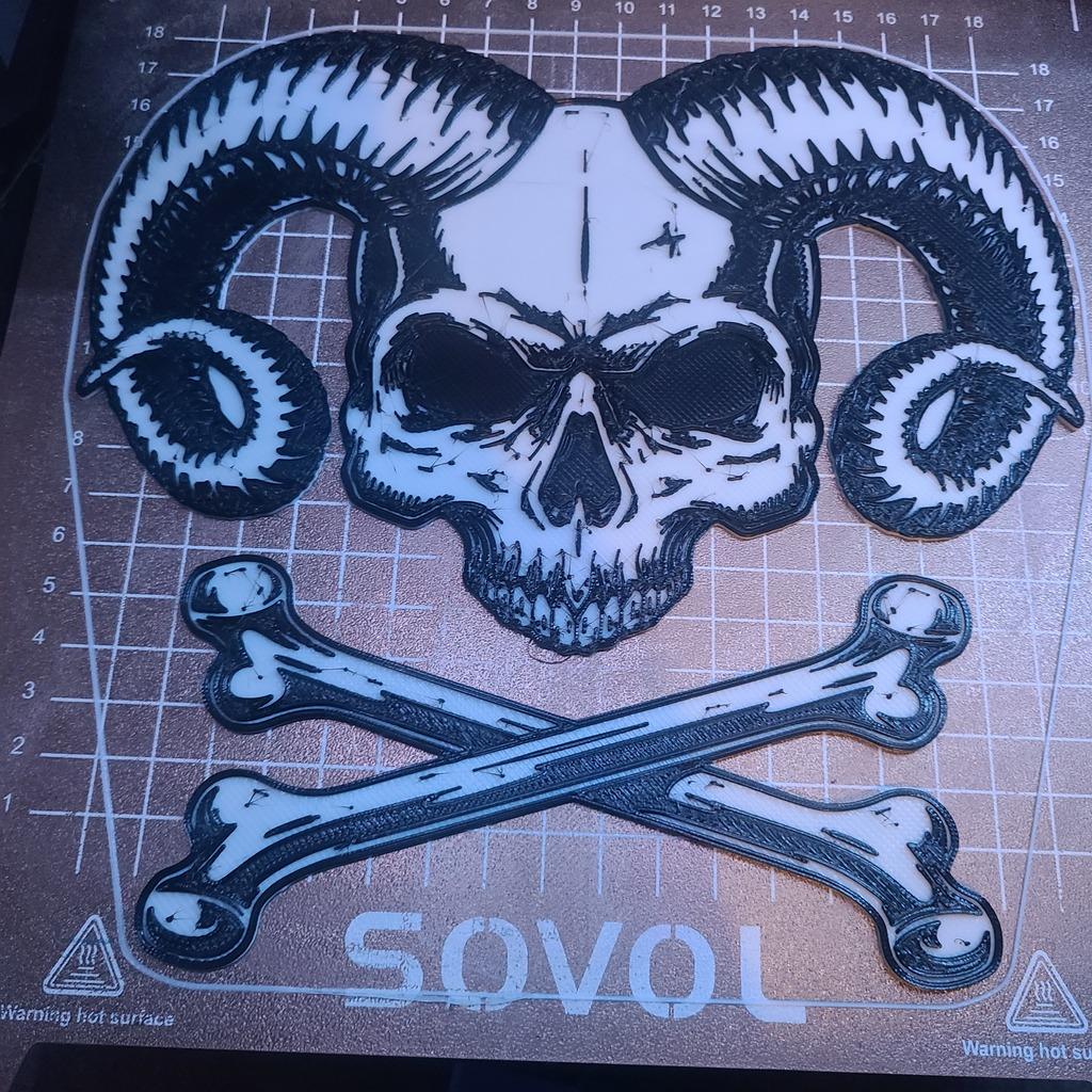 	devil-skull-without-jaw 3d model
