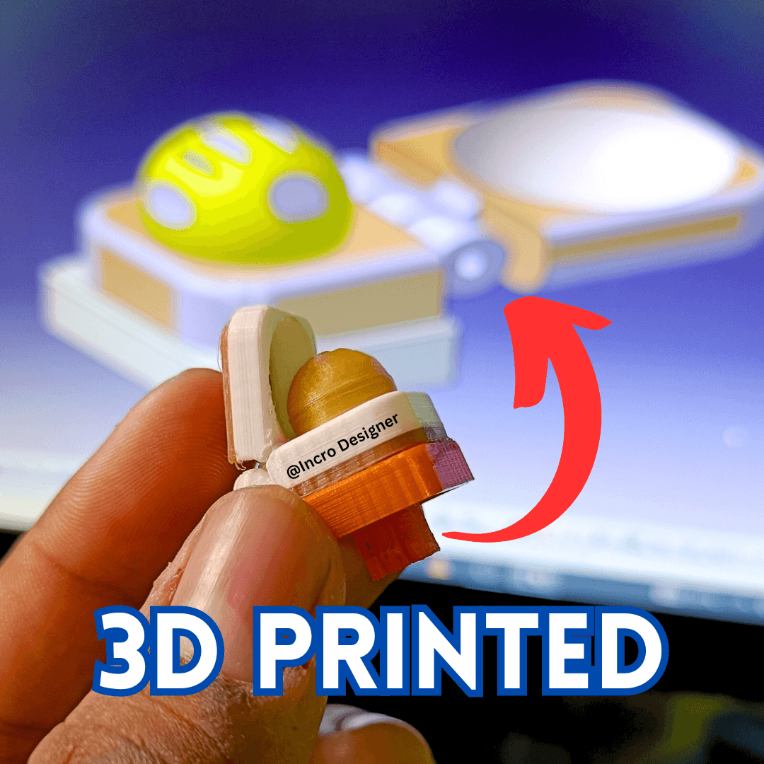3D Printed Keycaps V For Vada pav. 3d model