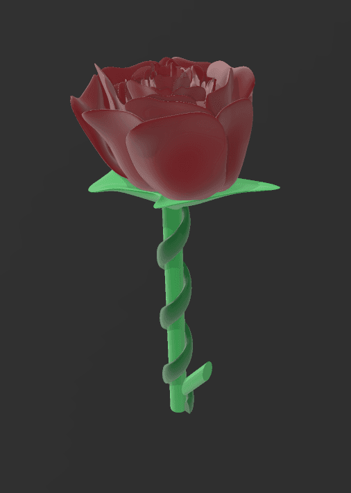 rose 3d model