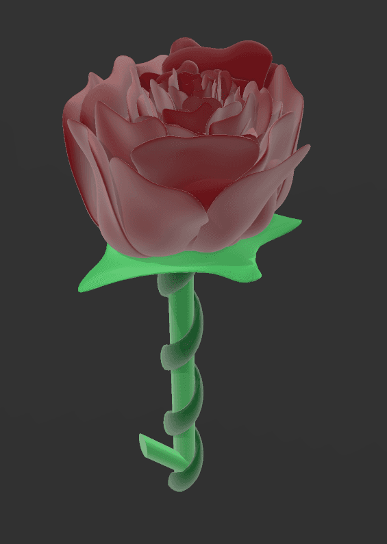 rose 3d model