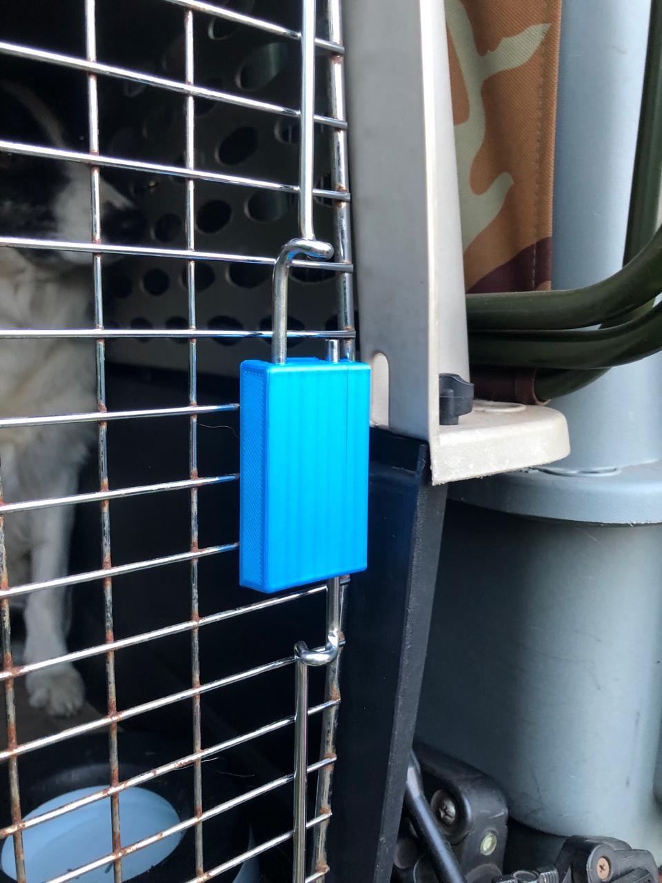 Dog Crate lock cover 3d model