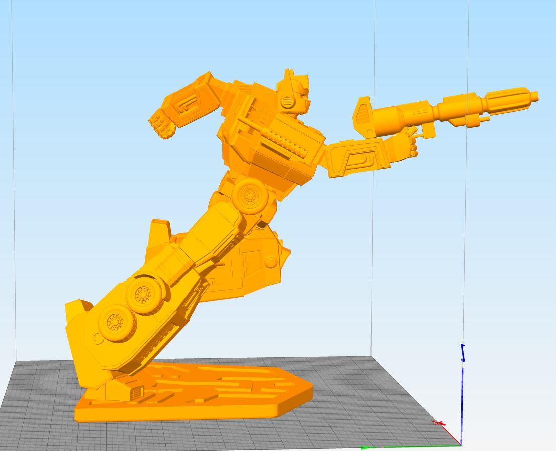 Optimus Prime Statue 3d model