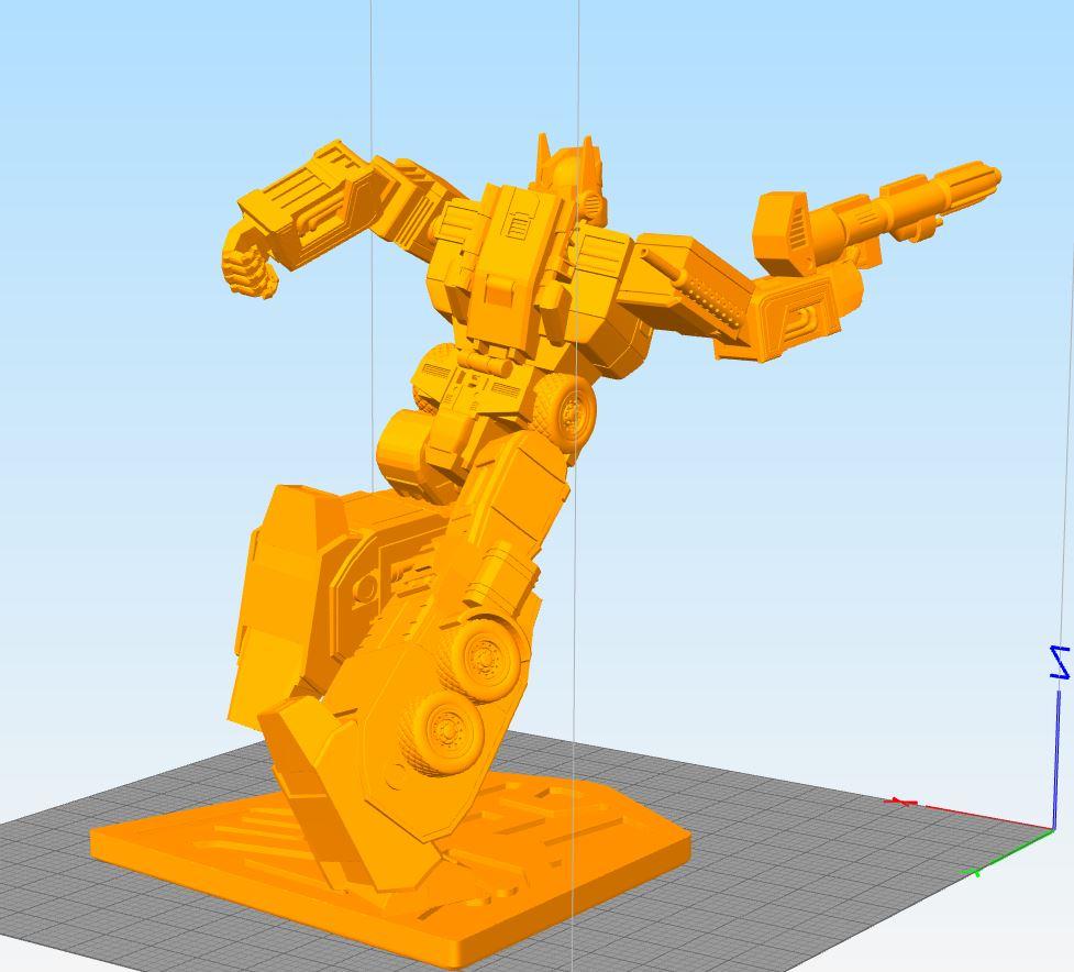 Optimus Prime Statue 3d model