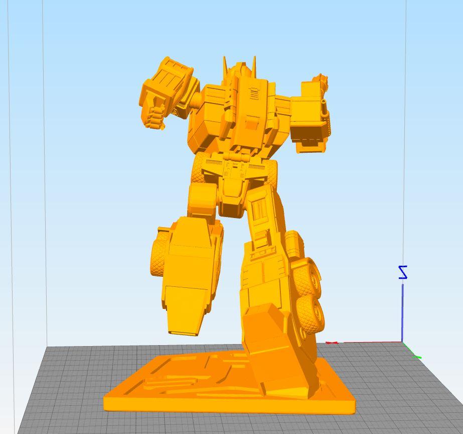 Optimus Prime Statue 3d model